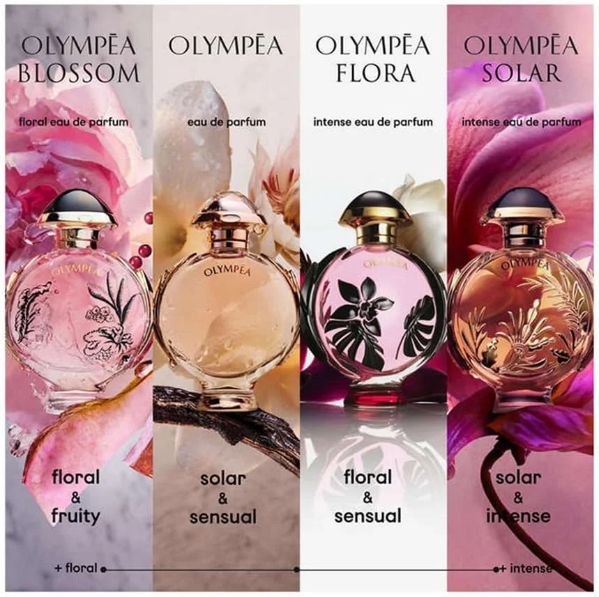 عطر زنانه پاکو رابان المپیا، 80 میلی لیتر ادو پرفیوم اسپری، چند رنگ