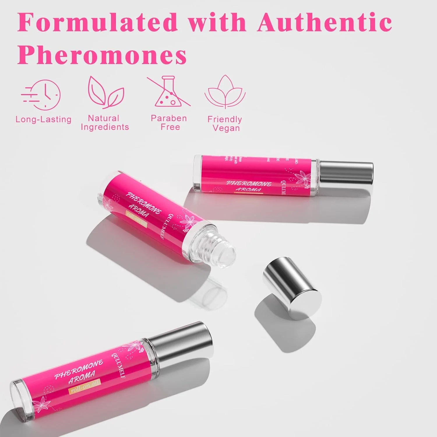 عطر فرمون زنانه QULUMELF، عطر فرمونی برای جذب مردان، عطر زنانه ماندگار، طراحی رولی، قابل حمل و میوه ای عطر فرمون زنانه QULUMELF، عطر فرمونی برای جذب مردان، عطر زنانه ماندگار، طراحی رولی، قابل حمل و میوه ای