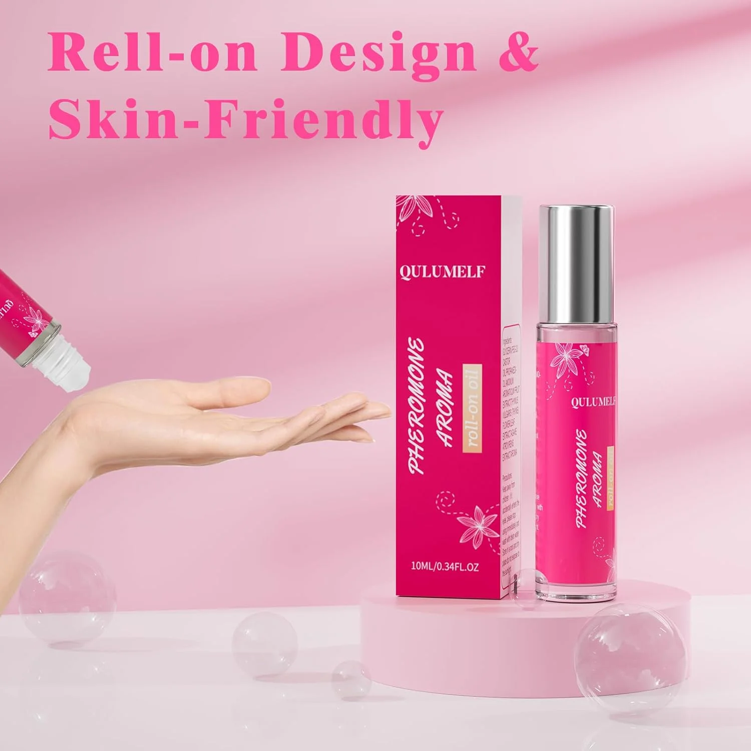 عطر فرمون زنانه QULUMELF، عطر فرمونی برای جذب مردان، عطر زنانه ماندگار، طراحی رولی، قابل حمل و میوه ای عطر فرمون زنانه QULUMELF، عطر فرمونی برای جذب مردان، عطر زنانه ماندگار، طراحی رولی، قابل حمل و میوه ای