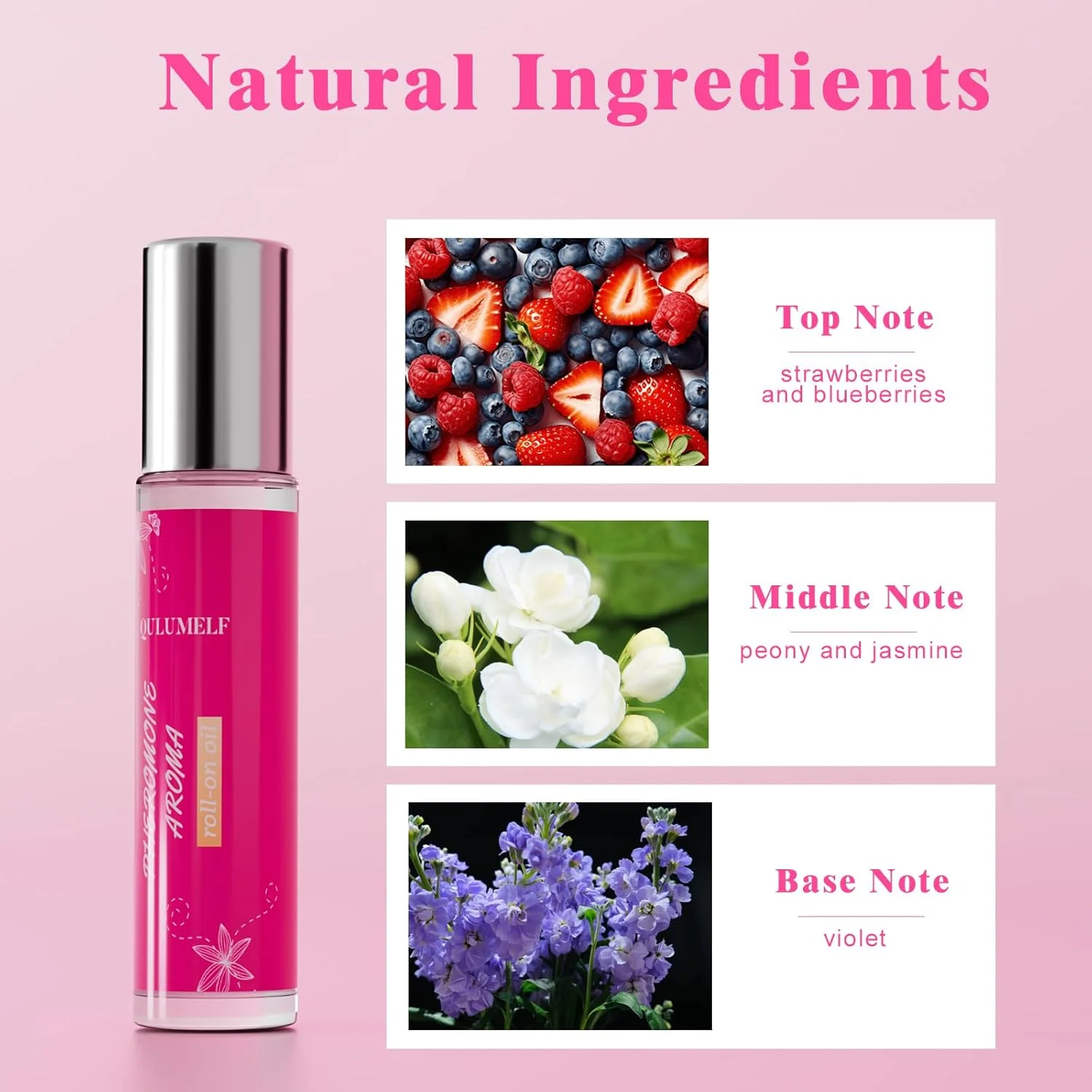 عطر فرمون زنانه QULUMELF، عطر فرمونی برای جذب مردان، عطر زنانه ماندگار، طراحی رولی، قابل حمل و میوه ای عطر فرمون زنانه QULUMELF، عطر فرمونی برای جذب مردان، عطر زنانه ماندگار، طراحی رولی، قابل حمل و میوه ای