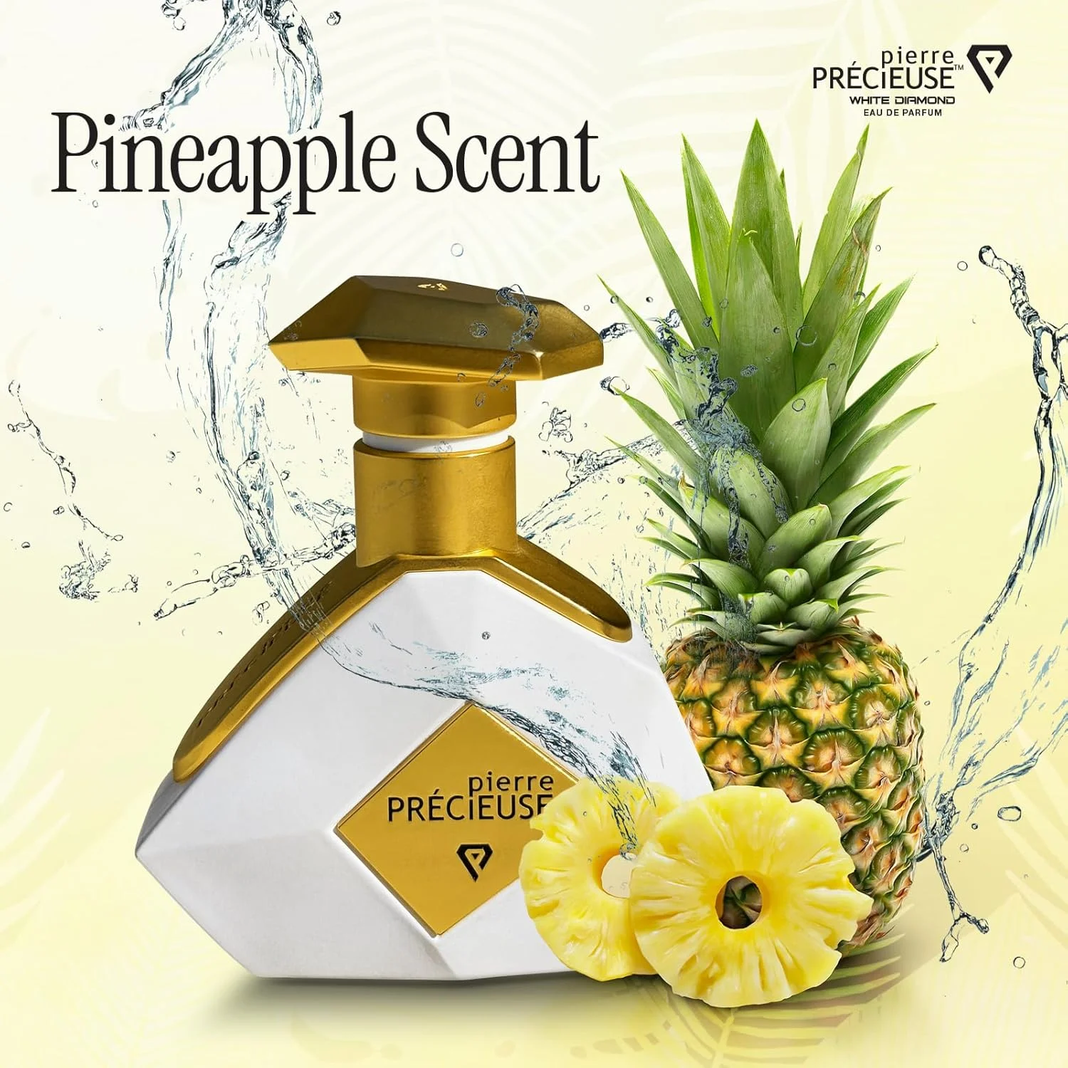 عطر لوکس унисекс Pierre Precieuse White Diamond 100ml با رایحه ای از ظرافت گلهای پر جنب و جوش، ماندگاری 24 ساعته و مناسب برای هر مناسبت عطر لوکس унисекс Pierre Precieuse White Diamond 100ml با رایحه ای از ظرافت گلهای پر جنب و جوش، ماندگاری 24 ساعته و مناسب برای هر مناسبت