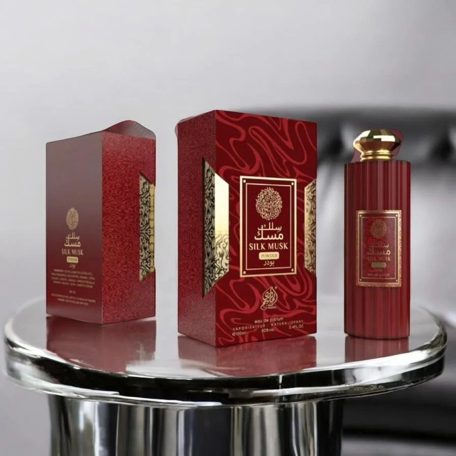عطر پودری مشک ابریشمی از وادی الخلیج - رایحه مشک و پودر унисекс (100 میلی لیتر) عطر پودری مشک ابریشمی از وادی الخلیج - رایحه مشک و پودر унисекс (100 میلی لیتر)