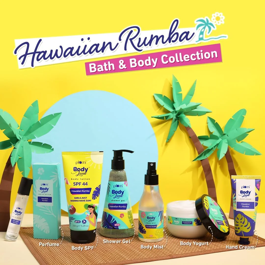 بادی میست Plum BodyLovin' Hawaiian Rumba | رایحه ماندگار ساحلی برای زنان و مردان با رایحه گاردنیا و وانیل | سرشار از سرگرمی | اسپری بدن عطر مسافرتی 150 میلی لیتر بادی میست Plum BodyLovin' Hawaiian Rumba | رایحه ماندگار ساحلی برای زنان و مردان با رایحه گاردنیا و وانیل | سرشار از سرگرمی | اسپری بدن عطر مسافرتی 150 میلی لیتر