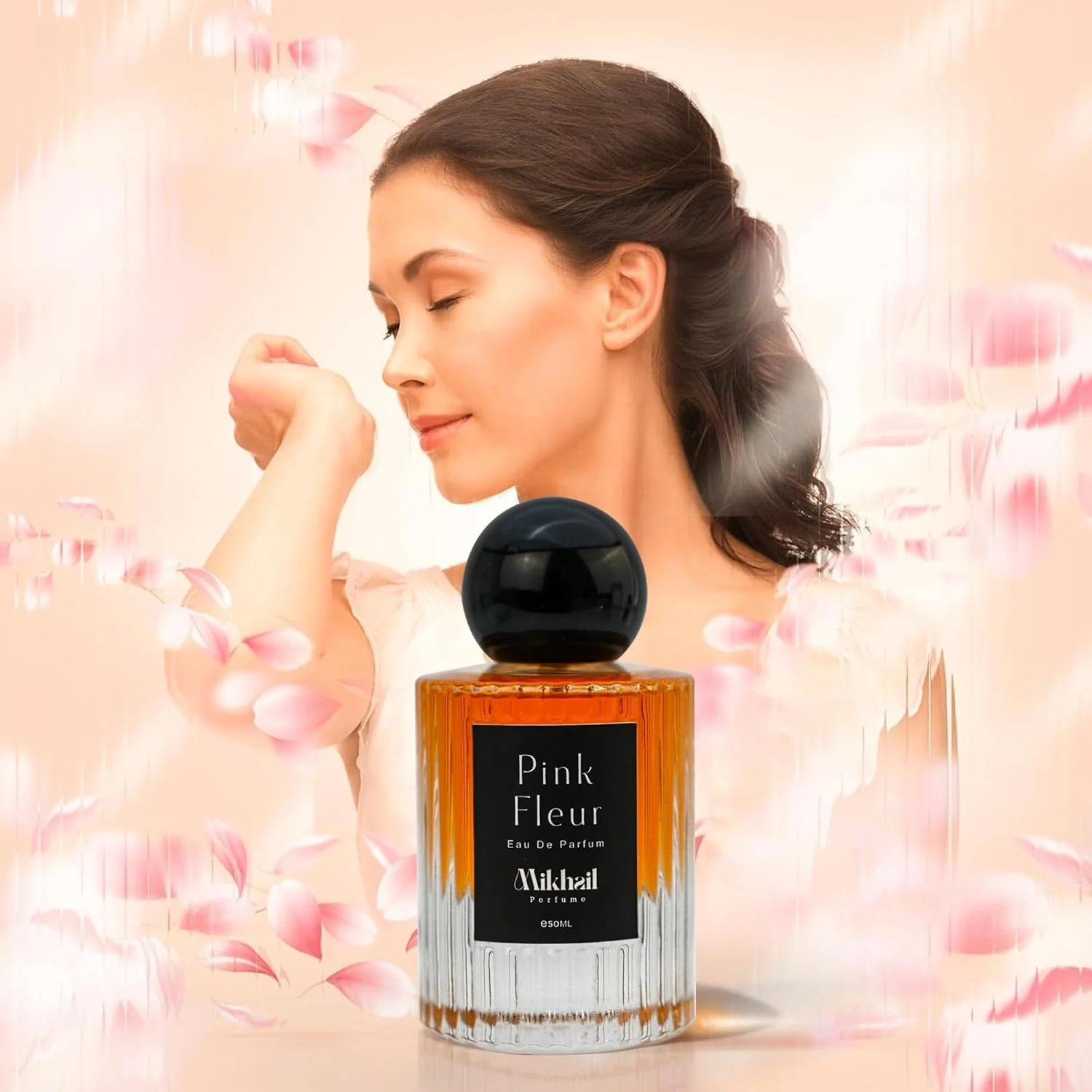 عطر زنانه Pink Fleur از MIKHAIL حجم 50 میلی لیتر - عطر گلی مرکباتی برای زنان - ادو پرفیوم ماندگار با رایحه یاس بنفش سبز، گل صد تومانی، چوب سدر و عنبر - رایحه ای ظریف، رمانتیک و تازه برای استفاده روزانه و هدیه دادن عطر زنانه Pink Fleur از MIKHAIL حجم 50 میلی لیتر - عطر گلی مرکباتی برای زنان - ادو پرفیوم ماندگار با رایحه یاس بنفش سبز، گل صد تومانی، چوب سدر و عنبر - رایحه ای ظریف، رمانتیک و تازه برای استفاده روزانه و هدیه دادن