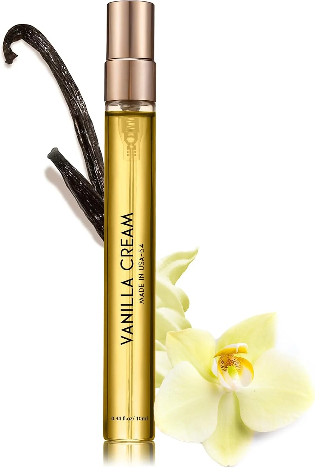 عطر فرمونی زنانه، رایحه کرم وانیلی شماره 54، روغن عطر وانیل، عطر فرمونی تقویت شده برای زنان، 10 میلی لیتر، عطر گورمند، عطر مسافرتی زنانه، ساخت آمریکا