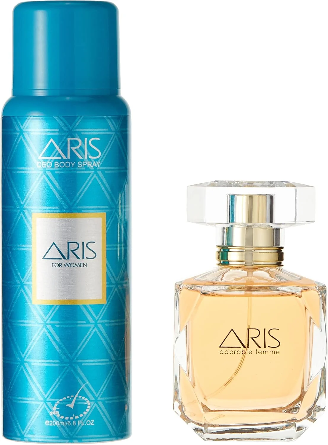 ست هدیه دو تکه زنانه آریس ادو پرفیوم و اسپری بدن، عطر ماندگار با رایحه ای تازه، 100 میلی لیتر + 200 میلی لیتر