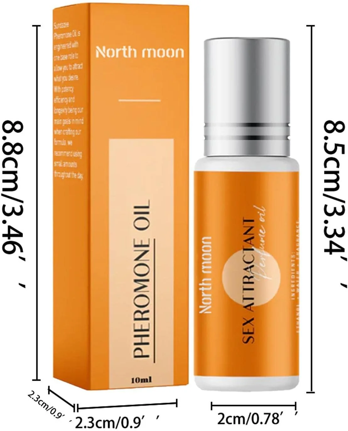 عطر فرمون زنانه 10 میلی لیتری، روغن فرمون Sundazed، عطر روغن ضروری غلتکی طبیعی با فرمون برای مهمانی ها و تعطیلات