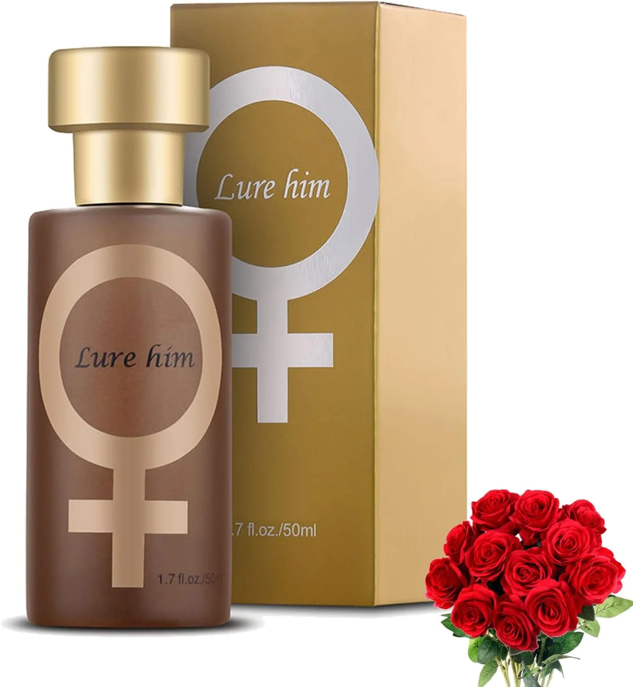 عطر فرمونی گلدن لور، عطر لور هر برای جذب مردان، عطر اکلیلی رمانتیک، اسپری عطر فرمونی کلن برای زنان، 50 میلی لیتر