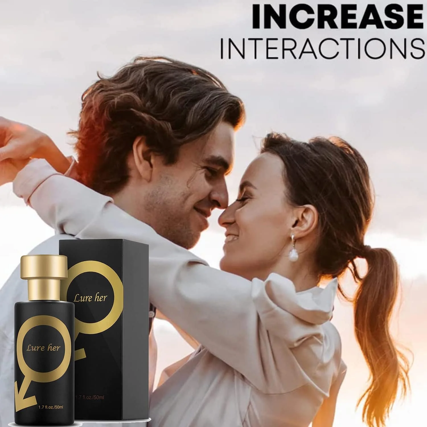 عطر فرمونی گلدن لور، عطر لور هر برای جذب مردان، عطر اکلیلی رمانتیک، اسپری عطر فرمونی کلن برای زنان، 50 میلی لیتر