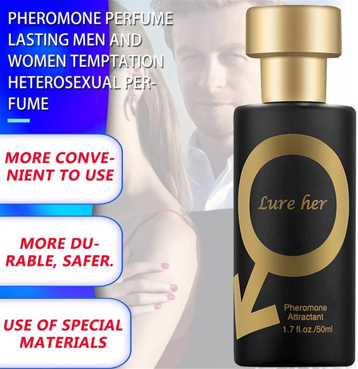 عطر فرمونی گلدن لور، عطر گلدن لور، فرمون های جذب مردان برای زنان، ادکلن فرمونی برای مردان برای جذب زنان (مخلوط)