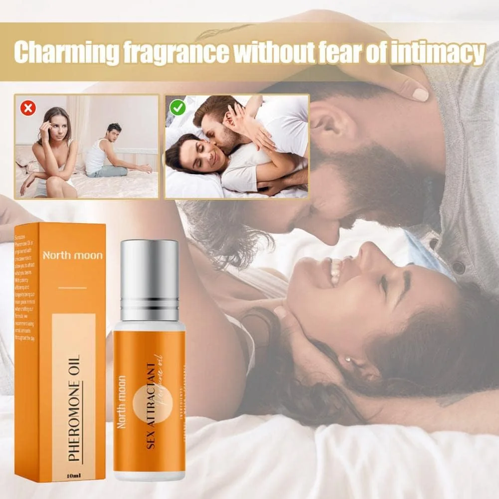 عطر رولی روغن ضروری آغشته به فرمون طبیعی، عطر رولی ساندازی، رایحه فرمون ماندگار، یونیسکس، جذب کننده مردان و زنان، عطر روغن فرمون ساندازی (3 عددی)