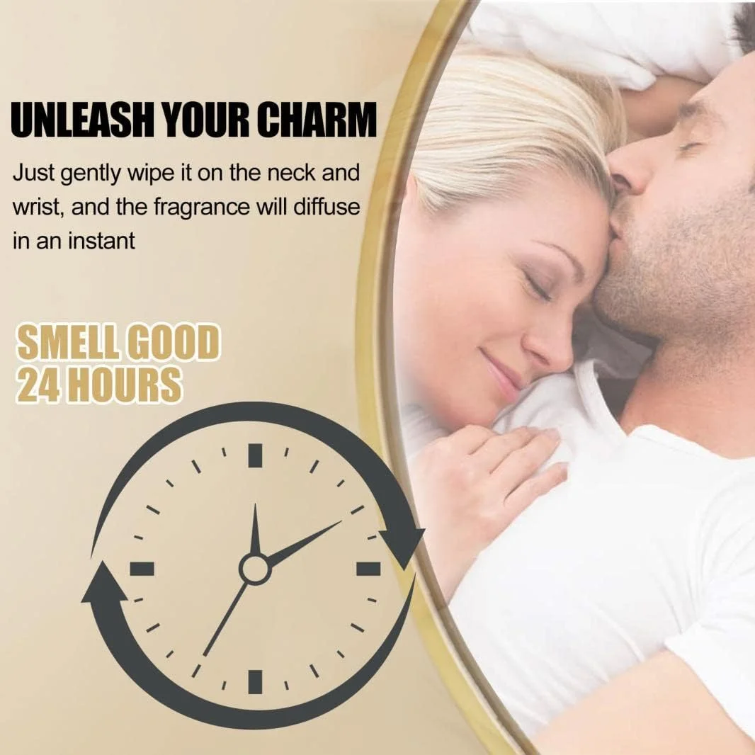 عطر رولی روغن ضروری آغشته به فرمون طبیعی، عطر رولی ساندازی، رایحه فرمون ماندگار، یونیسکس، جذب کننده مردان و زنان، عطر روغن فرمون ساندازی (3 عددی)
