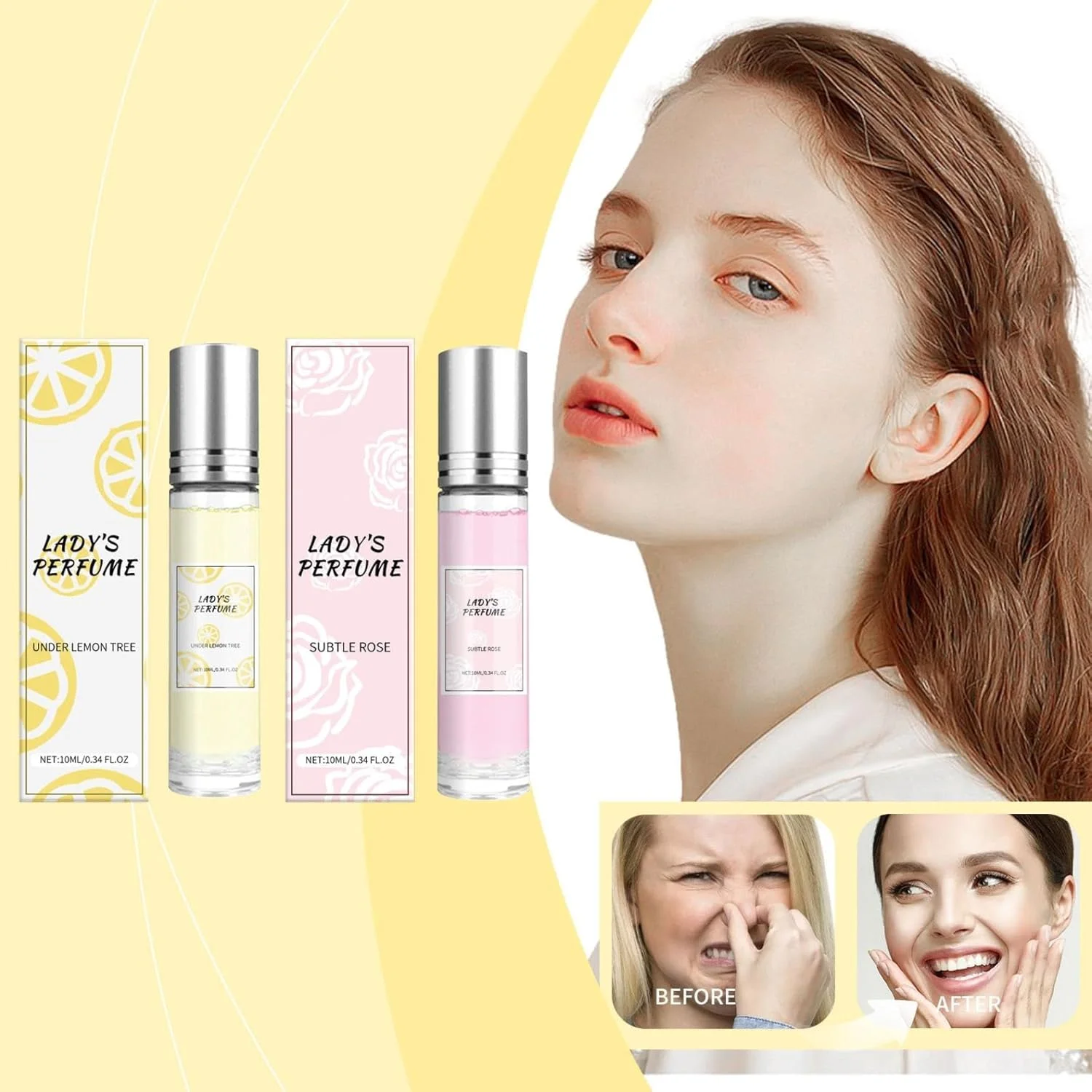 عطر زنانه، عطر فرمونی، رایحه های تقویت شده برای زنان، عطر رولی ماندگار و شخصی، 2 عدد عطر زنانه، عطر فرمونی، رایحه های تقویت شده برای زنان، عطر رولی ماندگار و شخصی، 2 عدد