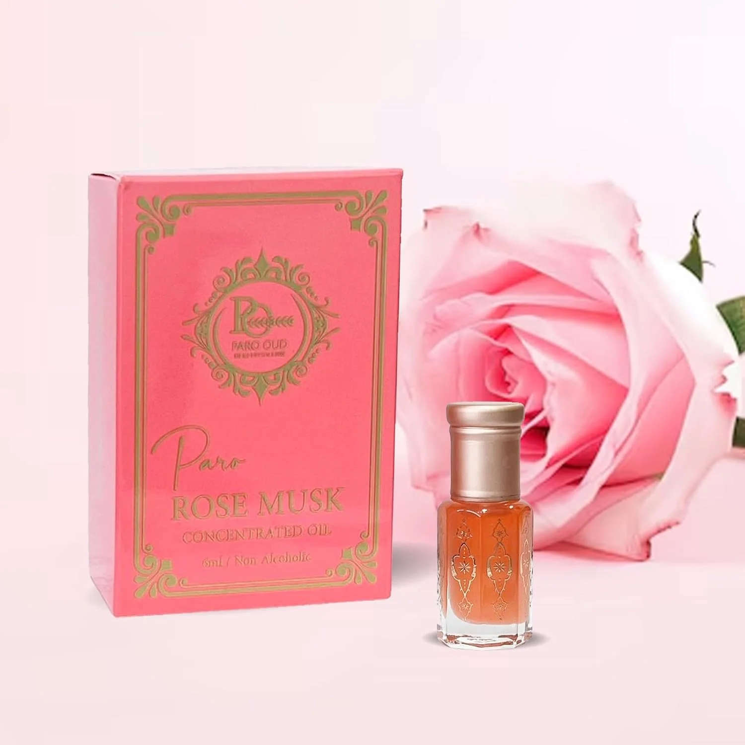 روغن عطر غلیظ رز مشک پارو عود و عطرها I یونیسکس I 6 میلی لیتر I عطر مشک I عطر گل I بدون الکل I عطر یونیسکس I ماندگاری تمام روز I سایز مناسب سفر I عطر عروسی