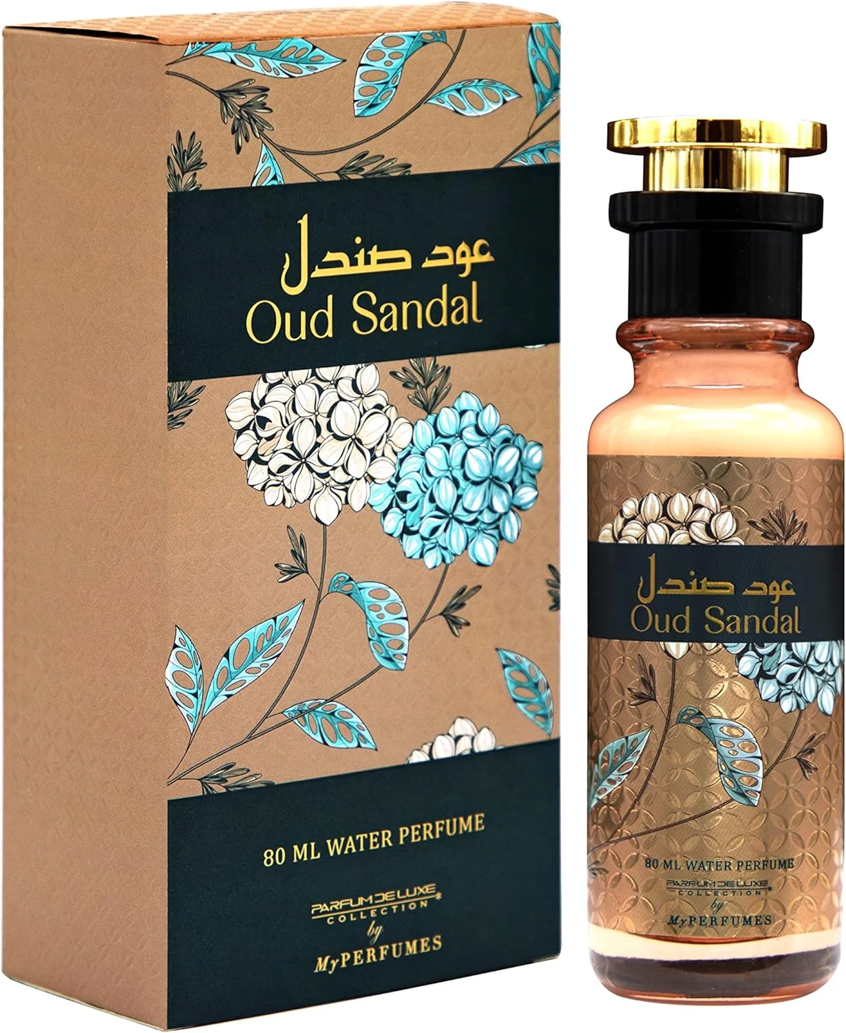 عطر عود صندل از مای پرفیومز، از مجموعه عطر دلوکس، غیر الکلی و حلال، مناسب برای آقایان و بانوان، 80 میلی لیتر، ماندگاری طولانی و بدون الکل