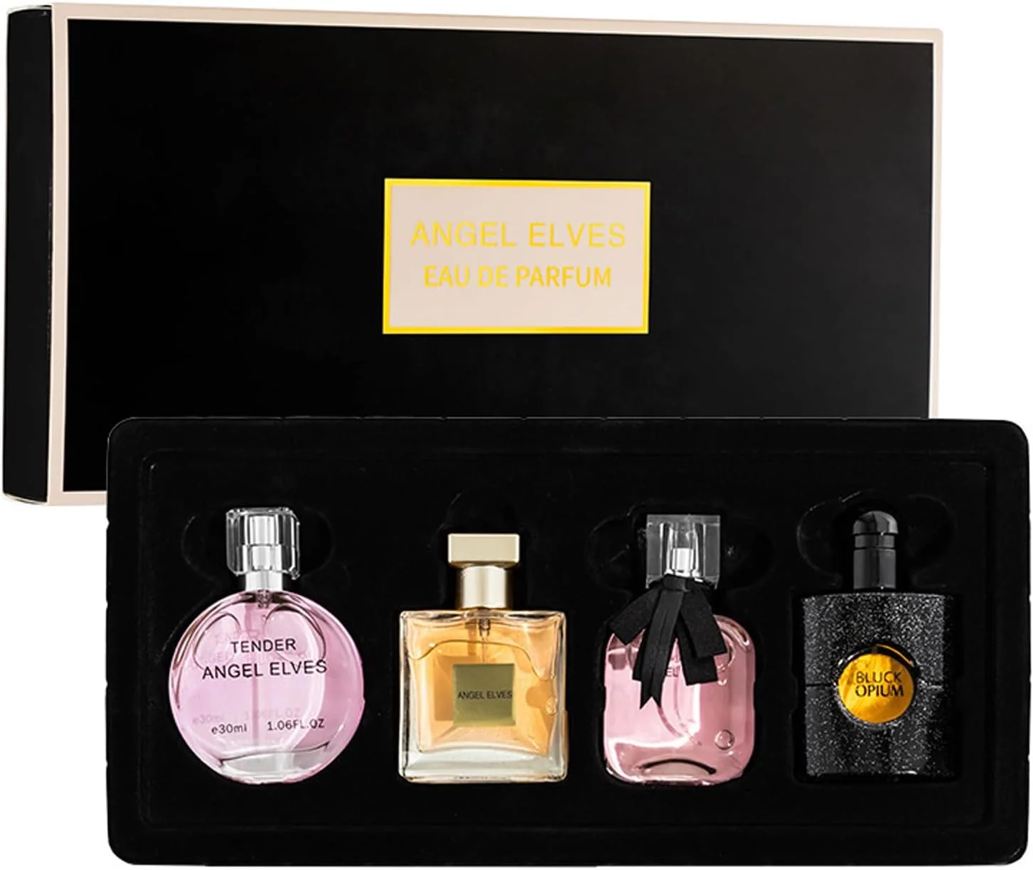 ست هدیه عطر زنانه، ست 4 عددی عطر هدیه ولنتاین برای او، رایحه معطر گلی تازه و ماندگار، ست لوکس زنانه، 4 عدد 30 میلی لیتری (120 میلی لیتری نوع B)