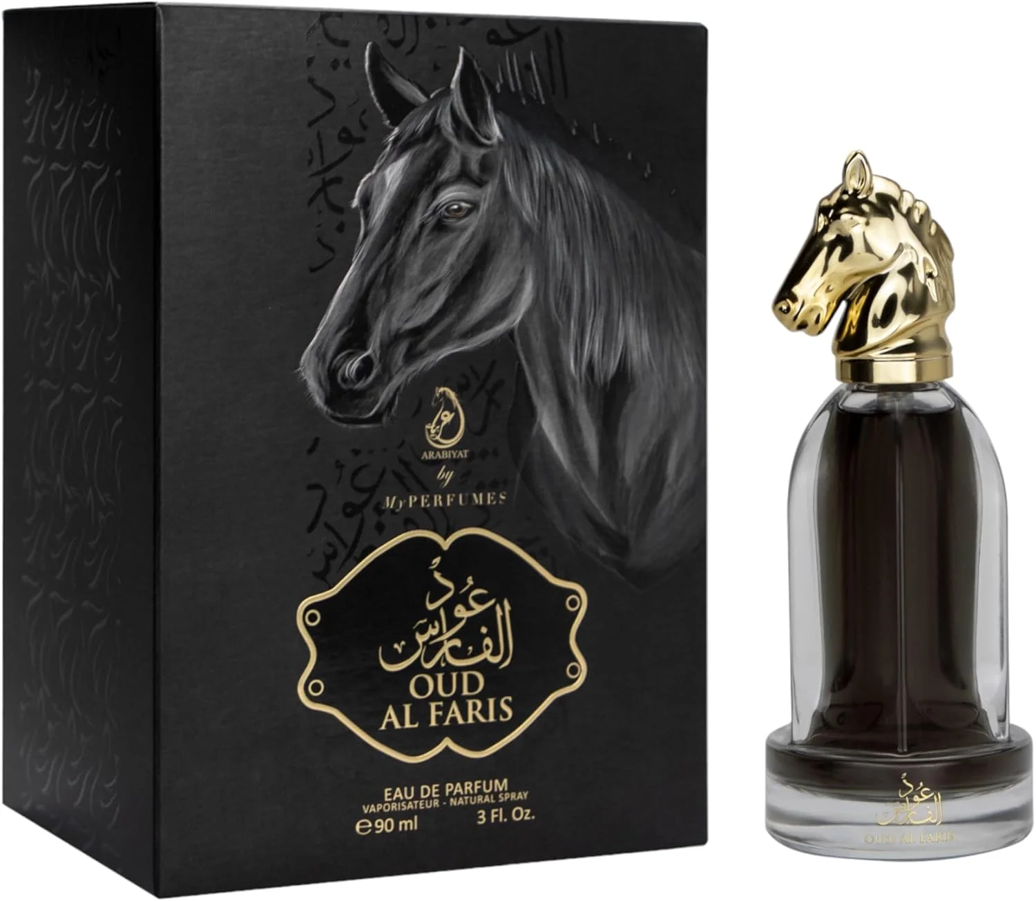 عطر عود الفارس از عربیات، ادو پرفیوم مردانه و زنانه، ماندگاری طولانی، عطر عربی 90 میلی لیتر