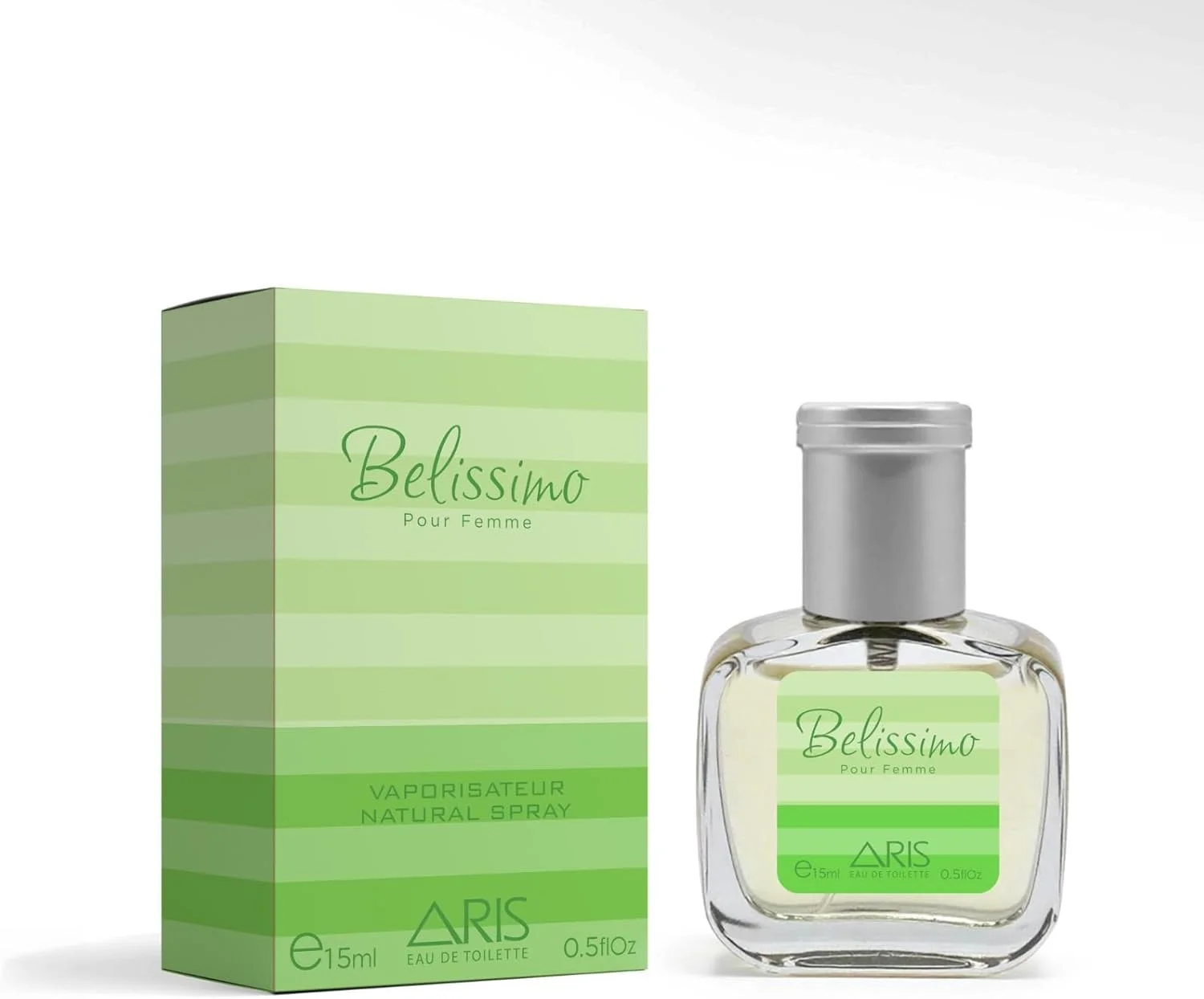 عطر زنانه - ARIS Pour Femme Belissimo - ادو پرفیوم اسپری - رایحه گلی ماندگار - عطر زنانه سایز مسافرتی - 15 میلی لیتر