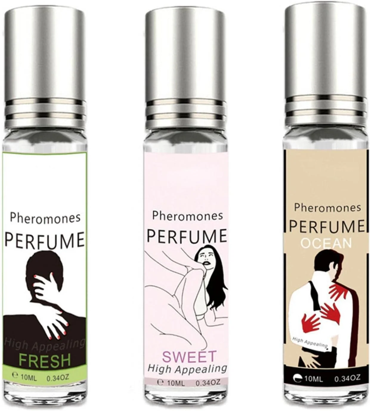 عطر زنانه و مردانه ماندگار فرمون ادو تویلت با رایحه اقیانوسی شیرین و تازه 10 میلی لیتر