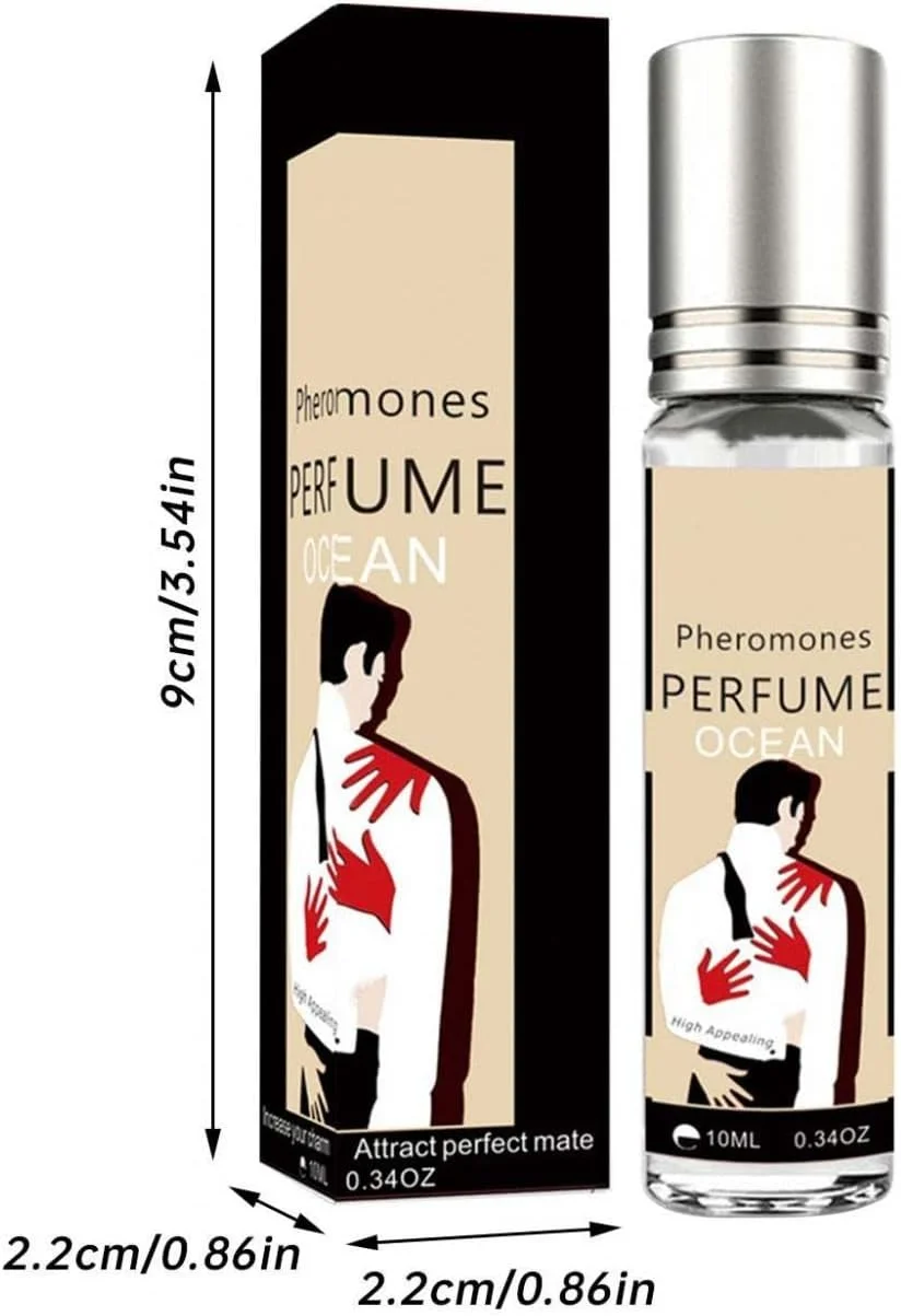 عطر زنانه و مردانه ماندگار فرمون ادو تویلت با رایحه اقیانوسی شیرین و تازه 10 میلی لیتر
