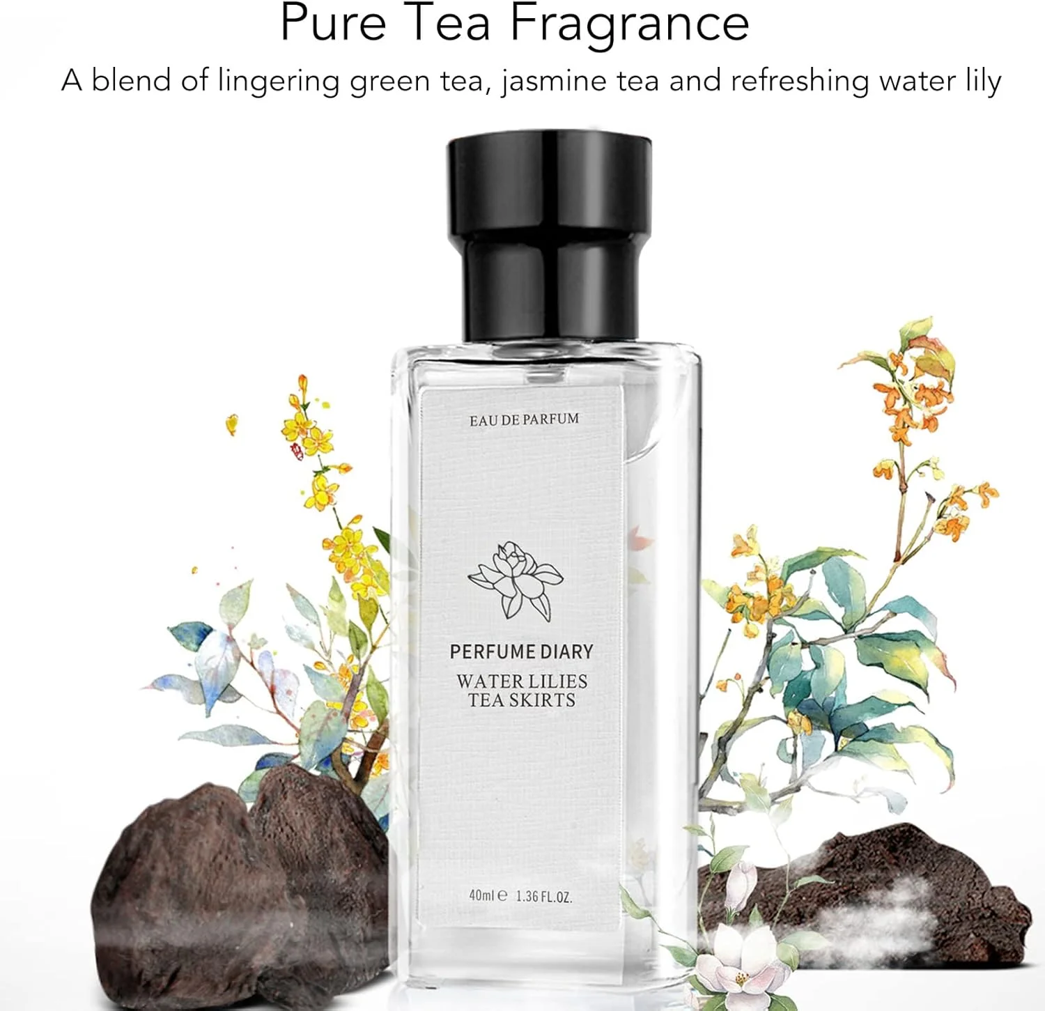 عطر زنانه، اسپری عطر زنانه، عطر زنانه با رایحه گلی، عطر نیلوفر آبی، با طراوت، غبار ریز، نفیس و ظریف