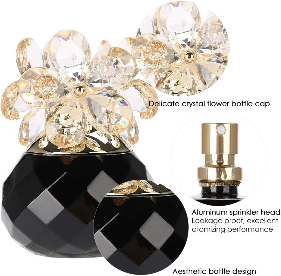 ادو پرفیوم زنانه 60 میلی لیتری، عطر زنانه ظریف با رایحه میوه ای و گلی، عطر زنانه با طراوت و ماندگاری طولانی، ایده هدیه روز ولنتاین برای زنان (مشکی) ادو پرفیوم زنانه 60 میلی لیتری، عطر زنانه ظریف با رایحه میوه ای و گلی، عطر زنانه با طراوت و ماندگاری طولانی، ایده هدیه روز ولنتاین برای زنان (مشکی)