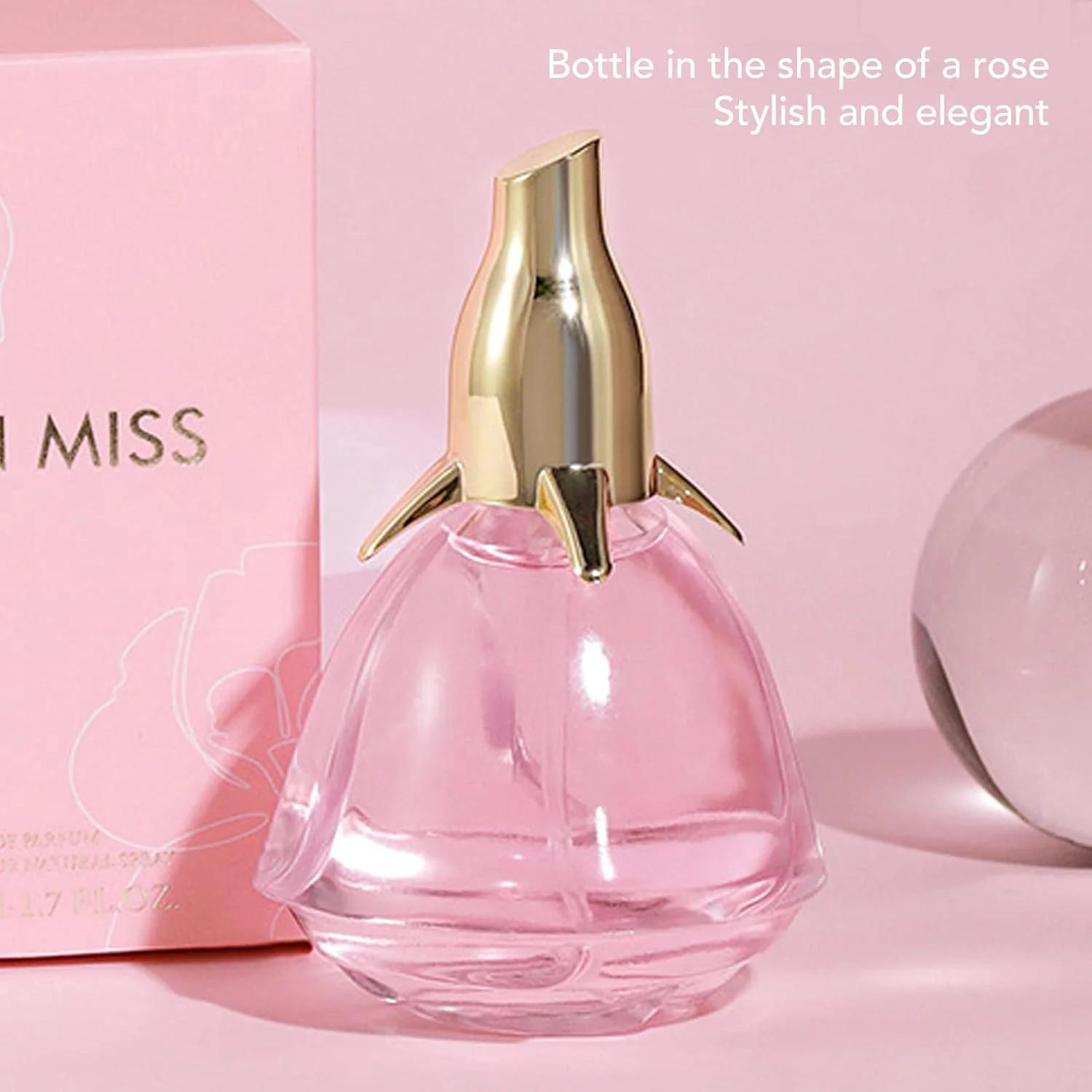 عطر با رایحه گل، اسپری عطر زنانه، عطر سبک با طراوت ماندگار و ظریف به شکل گل رز برای عطر تویلت ماندگار ویوا زنانه