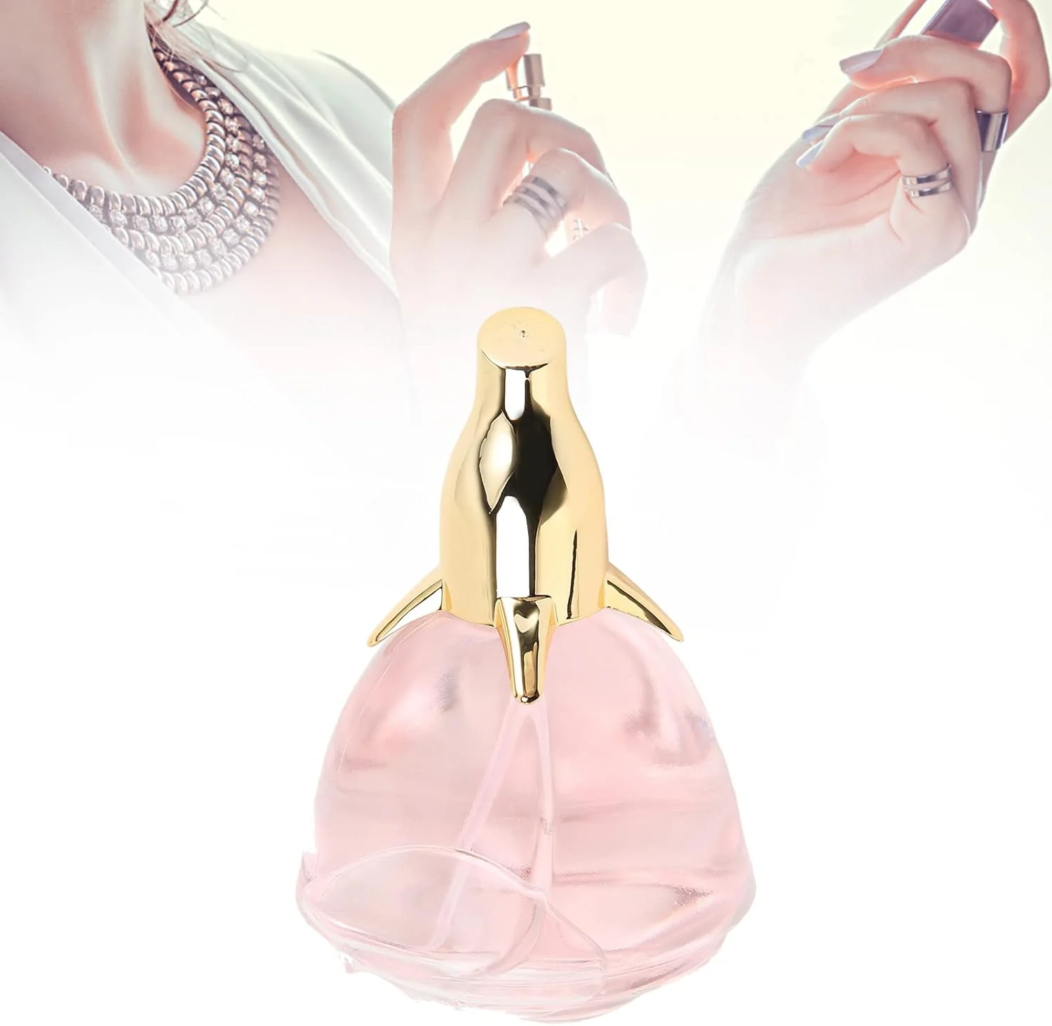 عطر با رایحه گل، اسپری عطر زنانه، عطر سبک با طراوت ماندگار و ظریف به شکل گل رز برای عطر تویلت ماندگار ویوا زنانه