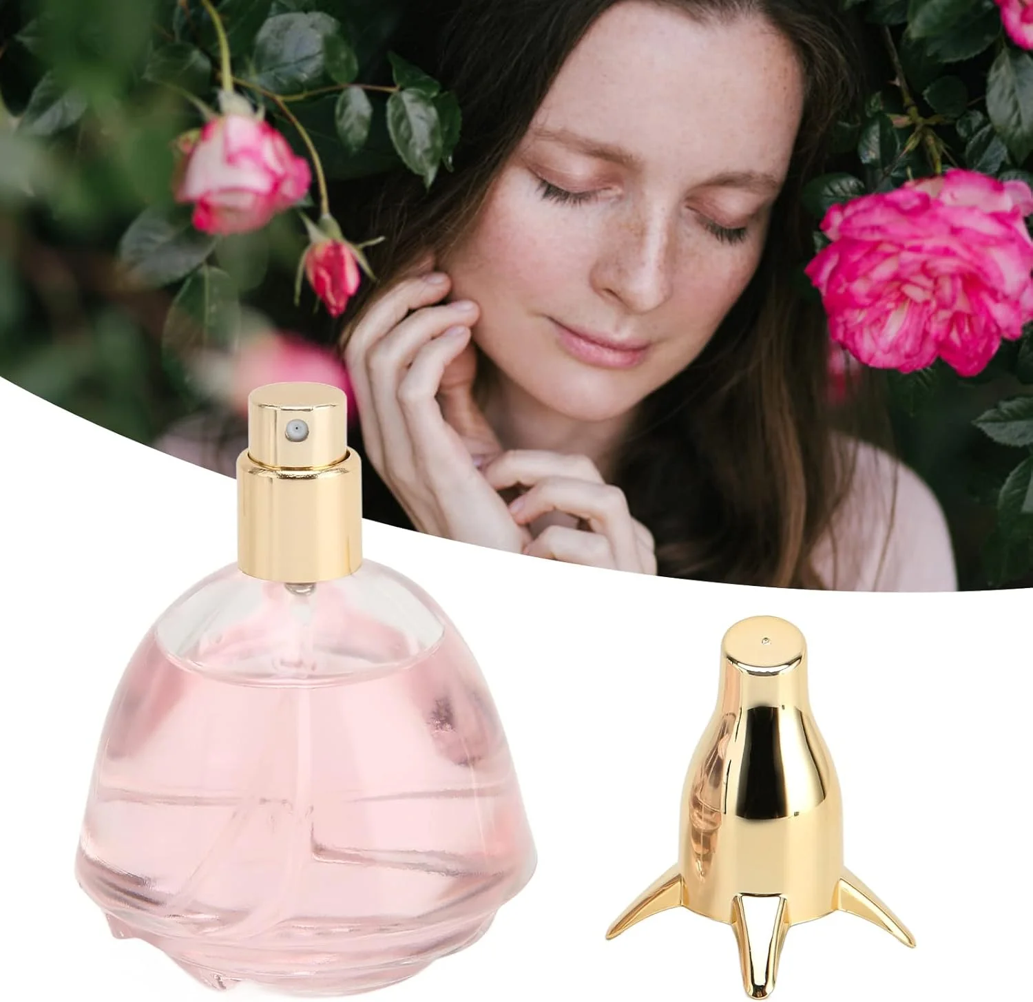 عطر با رایحه گل، اسپری عطر زنانه، عطر سبک با طراوت ماندگار و ظریف به شکل گل رز برای عطر تویلت ماندگار ویوا زنانه