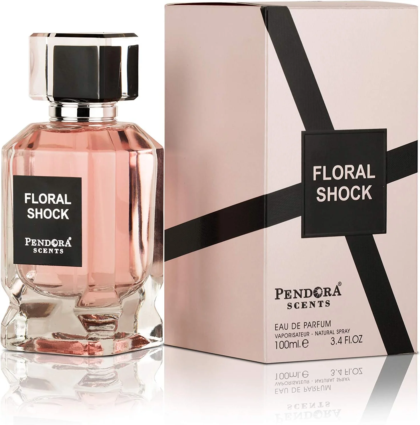 ادکلن زنانه پاریس کرنر مدل Floral Shock پندورا اسنتس EDP حجم 100 میل