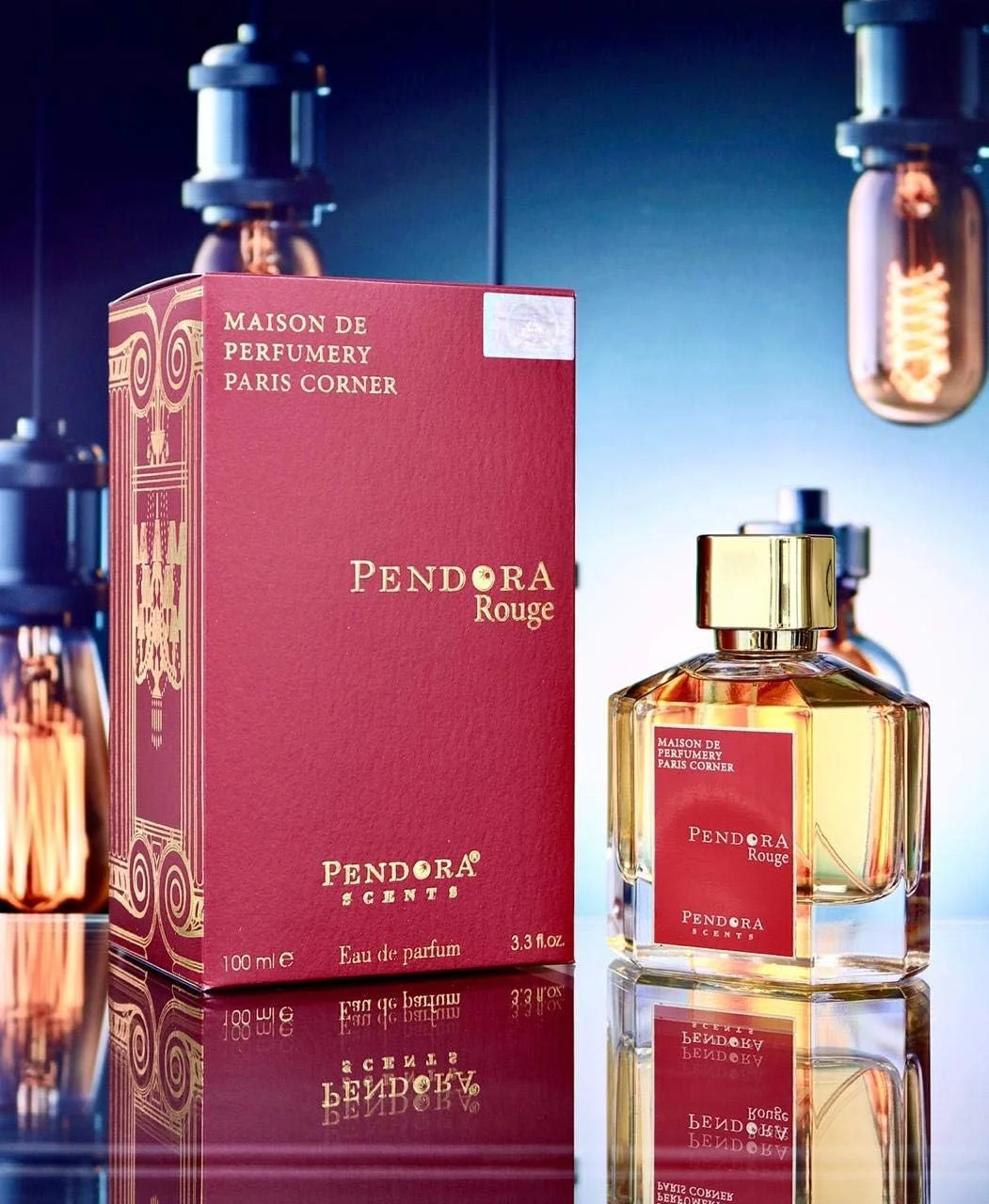 ادکلن اسپری پندورا رژ PARIS CORNER Pendora Rouge EDP UNISEX با رایحه پندورا، عطر ماندگار