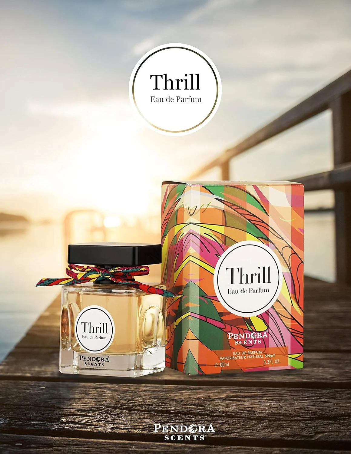 ادکلن زنانه پاریس کرنر مدل Thrill با ماندگاری طولانی، عطر پندورا سنتس، ادو پرفیوم 100 میلی لیتر (3.3 اونس) ادکلن زنانه پاریس کرنر مدل Thrill با ماندگاری طولانی، عطر پندورا سنتس، ادو پرفیوم 100 میلی لیتر (3.3 اونس)