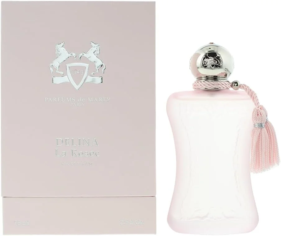 دلینا لا رز Parfums de Marly عطری گلی میوه ای برای زنان است. این یک عطر جدید است. دلینا لا رز در سال 2021 عرضه شد. سازنده این عطر کوئنتین بیش است. نت های ابتدایی عبارتند از سرخالو، گلابی و ترنج. نت های میانی عبارتند از گل صد تومانی، رز ترکی، نت های آبی و نت های گلی. نت های پایه عبارتند از مشک سفید، نت های چوبی و وتیور هائیتی.