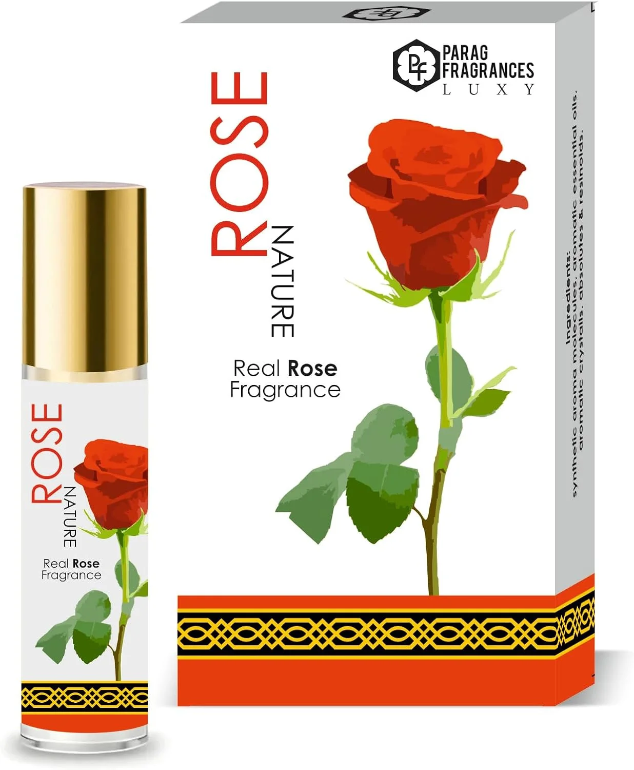 عطر رولی پراگ فرگرانسز رز نیچر 6 میلی لیتر / ماندگاری طولانی و بدون الکل برای آقایان و بانوان