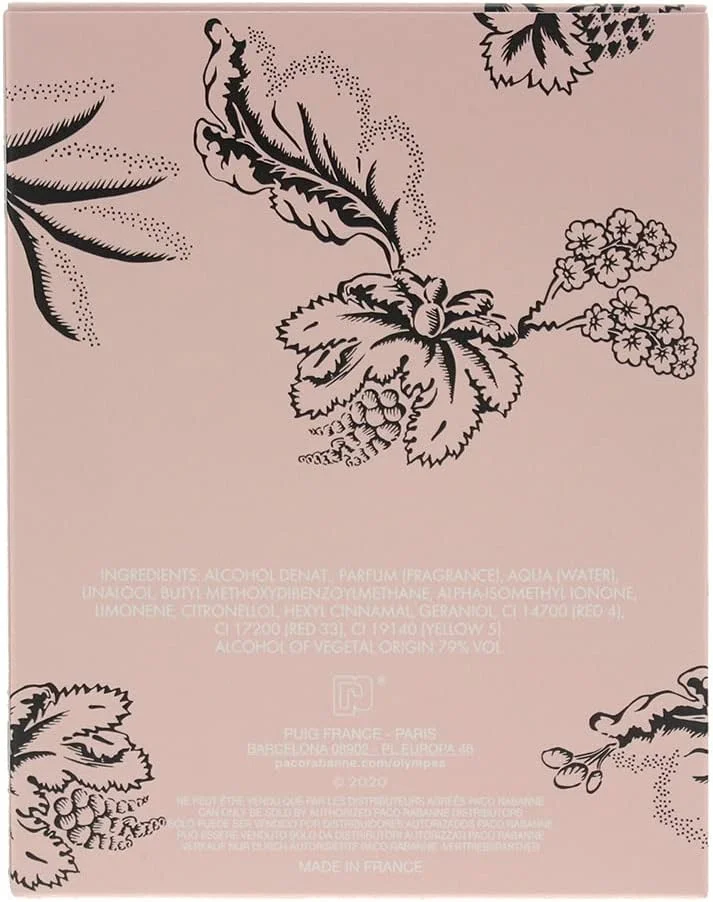 ادکلن زنانه پاکو رابان المپیا Blossom Florale ادو پرفیوم 50 میلی لیتر ادکلن زنانه پاکو رابان المپیا Blossom Florale ادو پرفیوم 50 میلی لیتر