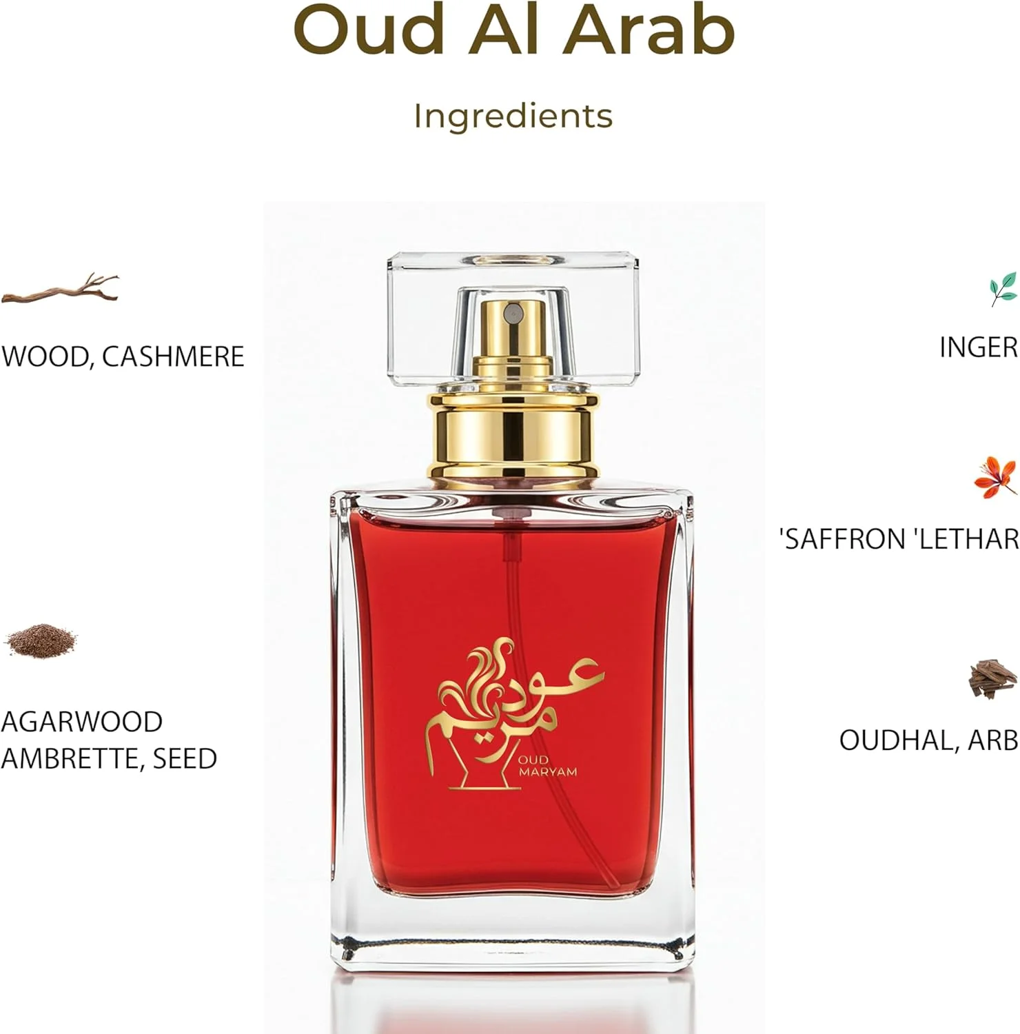 عطر عود مریم عود العرب 50 میلی لیتر унисекс با ماندگاری طولانی - رایحه 24-36 ساعته - عودال، کشمیر، آگاروود و زعفران درجه یک عطر عود مریم عود العرب 50 میلی لیتر унисекс با ماندگاری طولانی - رایحه 24-36 ساعته - عودال، کشمیر، آگاروود و زعفران درجه یک