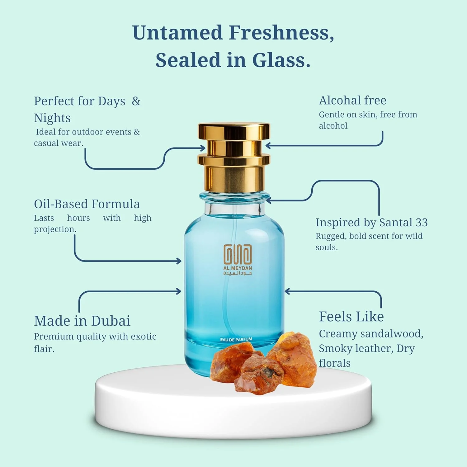 عطر روغنی عود المیدان مردانه و زنانه - الهام گرفته از سنتلی تریتی3 - عطر مردانه چوبی و تند ماندگار با چوب صندل، زنبق و چرم - عطرهای روغنی بدون الکل، استفاده روزانه (100 میلی لیتر) عطر روغنی عود المیدان مردانه و زنانه - الهام گرفته از سنتلی تریتی3 - عطر مردانه چوبی و تند ماندگار با چوب صندل، زنبق و چرم - عطرهای روغنی بدون الکل، استفاده روزانه (100 میلی لیتر)