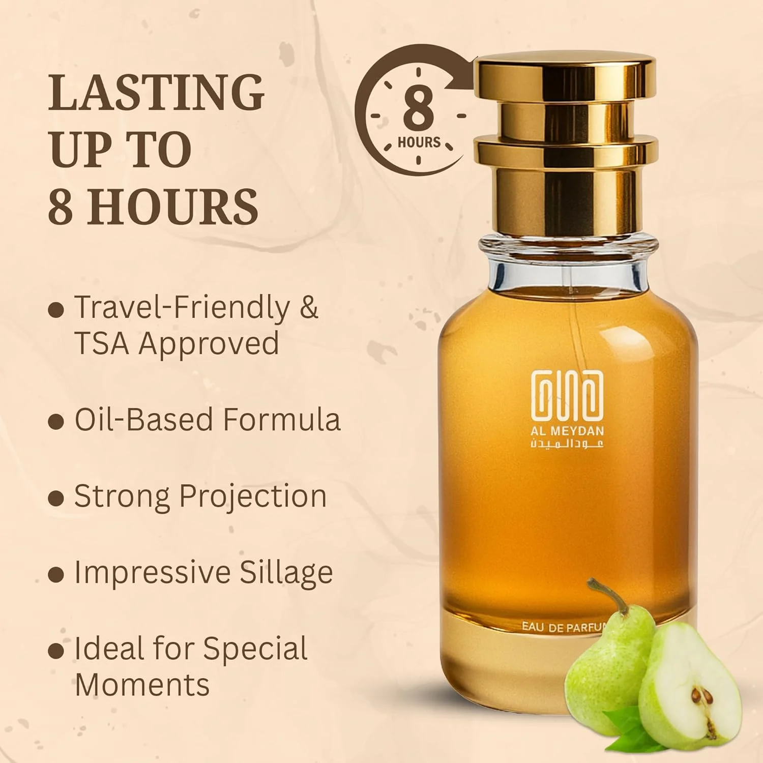 عطر روغنی عود المیدان زنانه - الهام گرفته از وصال - بدون الکل، رایحه ای تازه، گلی و میوه ای با رز، مشک و چوب صندل - رایحه ماندگار (200 میلی لیتر) عطر روغنی عود المیدان زنانه - الهام گرفته از وصال - بدون الکل، رایحه ای تازه، گلی و میوه ای با رز، مشک و چوب صندل - رایحه ماندگار (200 میلی لیتر)