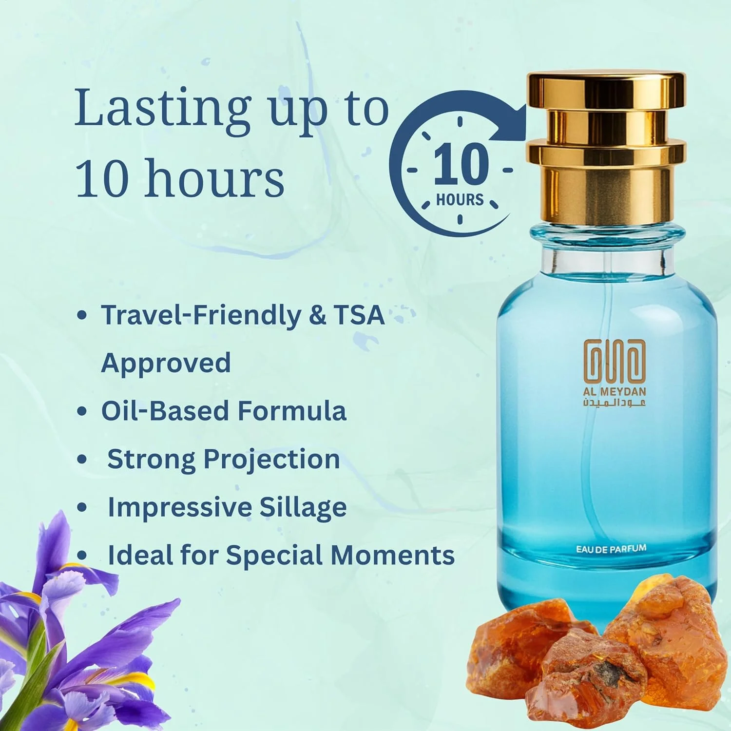 عطر روغنی زنانه عود المیدان – الهام گرفته از بلک ارکید "Smoky Spice" – ماندگاری طولانی مدت بیش از 10 ساعت، رایحه شرقی تند با ترافل، ارکیده و نعناع هندی – بدون الکل، مناسب برای استفاده در شب (50 میلی لیتر) عطر روغنی زنانه عود المیدان – الهام گرفته از بلک ارکید "Smoky Spice" – ماندگاری طولانی مدت بیش از 10 ساعت، رایحه شرقی تند با ترافل، ارکیده و نعناع هندی – بدون الکل، مناسب برای استفاده در شب (50 میلی لیتر)