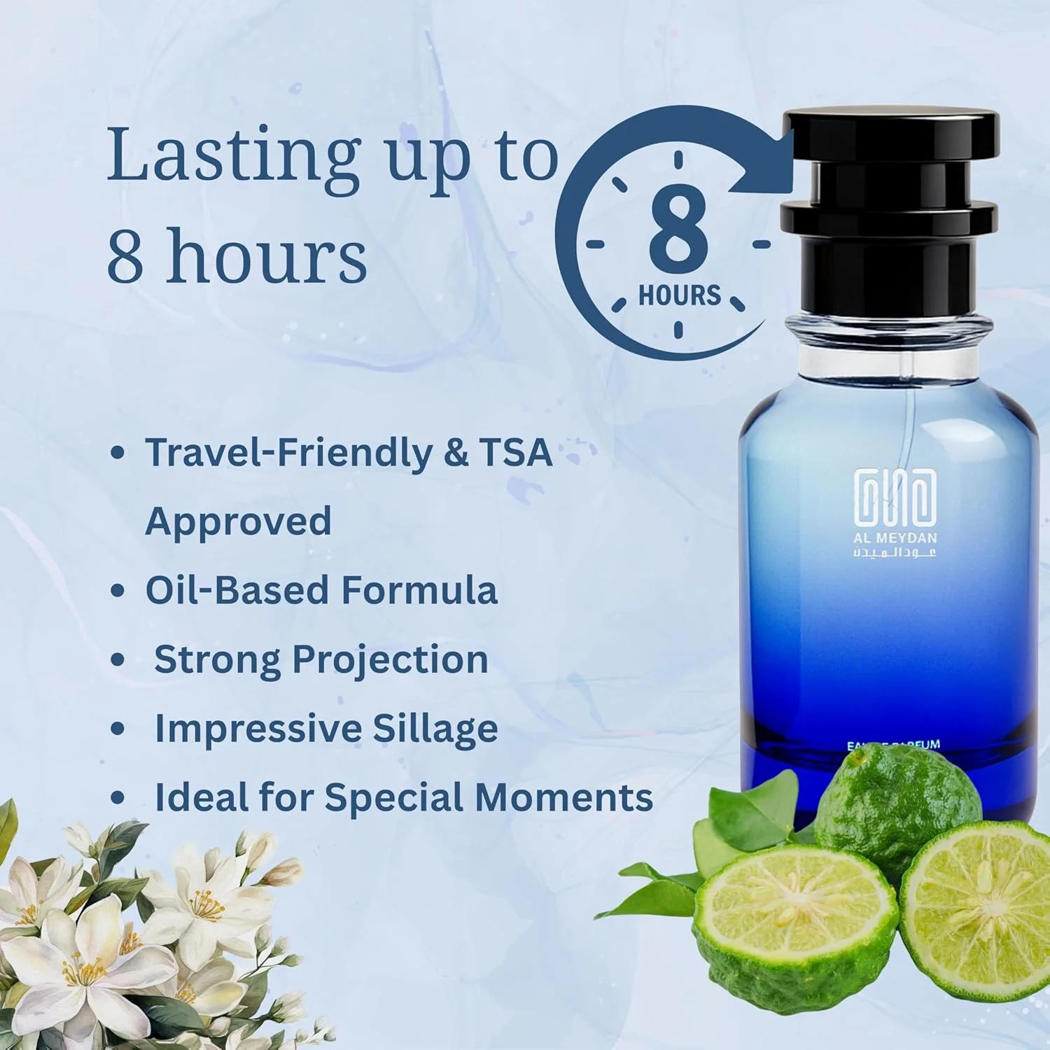 عطر روغنی عود المیدان زنانه – الهام گرفته از My Wei جورجیو آرمانی – رایحه گل های سفید ماندگار با گل مریم، شکوفه پرتقال و وانیل – عطر ظریف روزانه (80 میلی لیتر) عطر روغنی عود المیدان زنانه – الهام گرفته از My Wei جورجیو آرمانی – رایحه گل های سفید ماندگار با گل مریم، شکوفه پرتقال و وانیل – عطر ظریف روزانه (80 میلی لیتر)