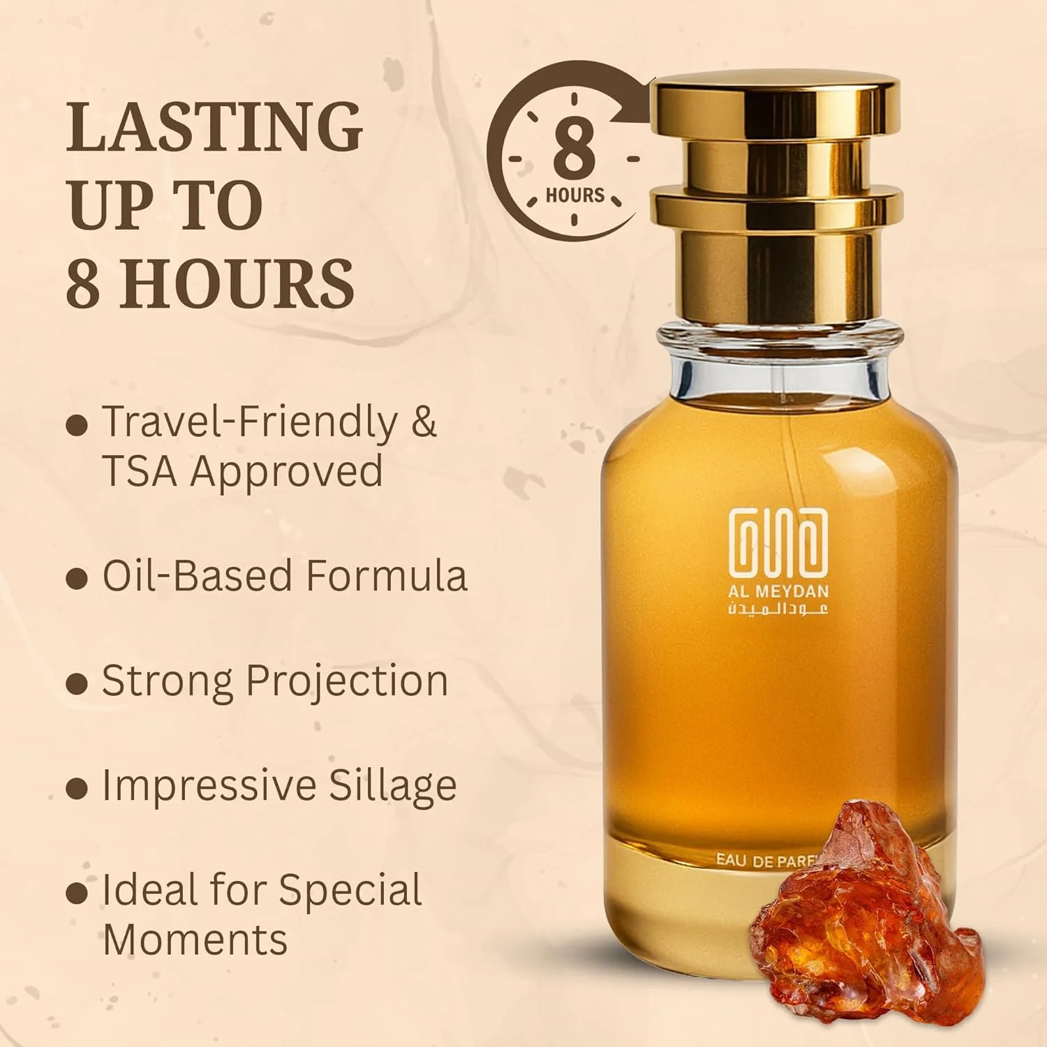 عطر روغنی زنانه عود المیدان – الهام گرفته از Libree L'Absoolu Plateene – رایحه گلی، کهربایی و وانیلی بدون الکل با آلدئیدها، اسطوخودوس، شکوفه پرتقال، کهربا و وانیل گرم (100 میلی لیتر) عطر روغنی زنانه عود المیدان – الهام گرفته از Libree L'Absoolu Plateene – رایحه گلی، کهربایی و وانیلی بدون الکل با آلدئیدها، اسطوخودوس، شکوفه پرتقال، کهربا و وانیل گرم (100 میلی لیتر)