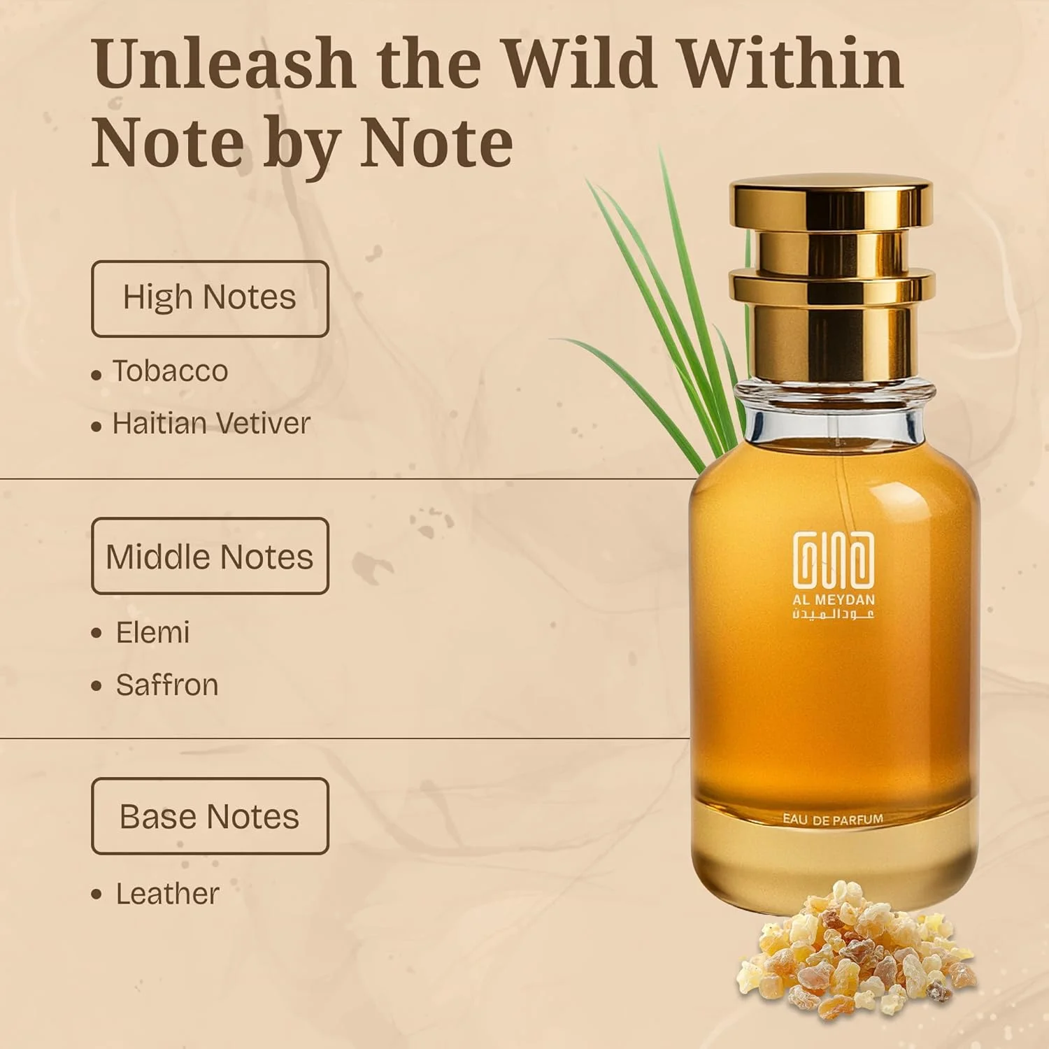 عطر روغنی عود المیدان زنانه و مردانه - الهام گرفته از نویر کوگان - رایحه بدون الکل با تنباکو، وتیور، المی، زعفران و چرم - ماندگاری طولانی، جسورانه و دودی (80 میلی لیتر) عطر روغنی عود المیدان زنانه و مردانه - الهام گرفته از نویر کوگان - رایحه بدون الکل با تنباکو، وتیور، المی، زعفران و چرم - ماندگاری طولانی، جسورانه و دودی (80 میلی لیتر)