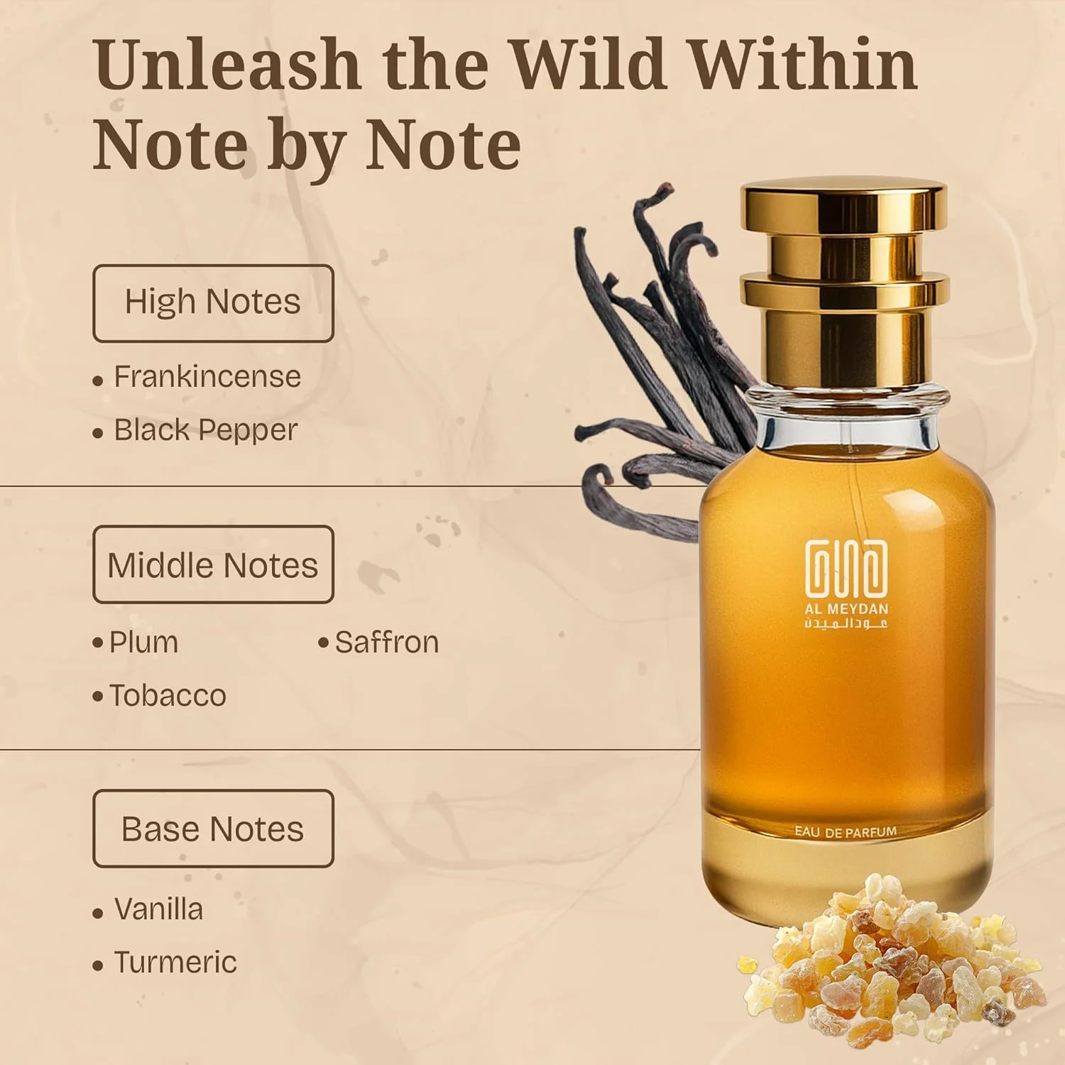 عطر روغنی عود المیدان مردانه و زنانه - الهام گرفته از العلاء - بدون الکل، رایحه گرم، ادویه ای، میوه ای و معطر با نت های کندر، آلو و وانیل - روغن عطر ماندگار (50 میلی لیتر) عطر روغنی عود المیدان مردانه و زنانه - الهام گرفته از العلاء - بدون الکل، رایحه گرم، ادویه ای، میوه ای و معطر با نت های کندر، آلو و وانیل - روغن عطر ماندگار (50 میلی لیتر)