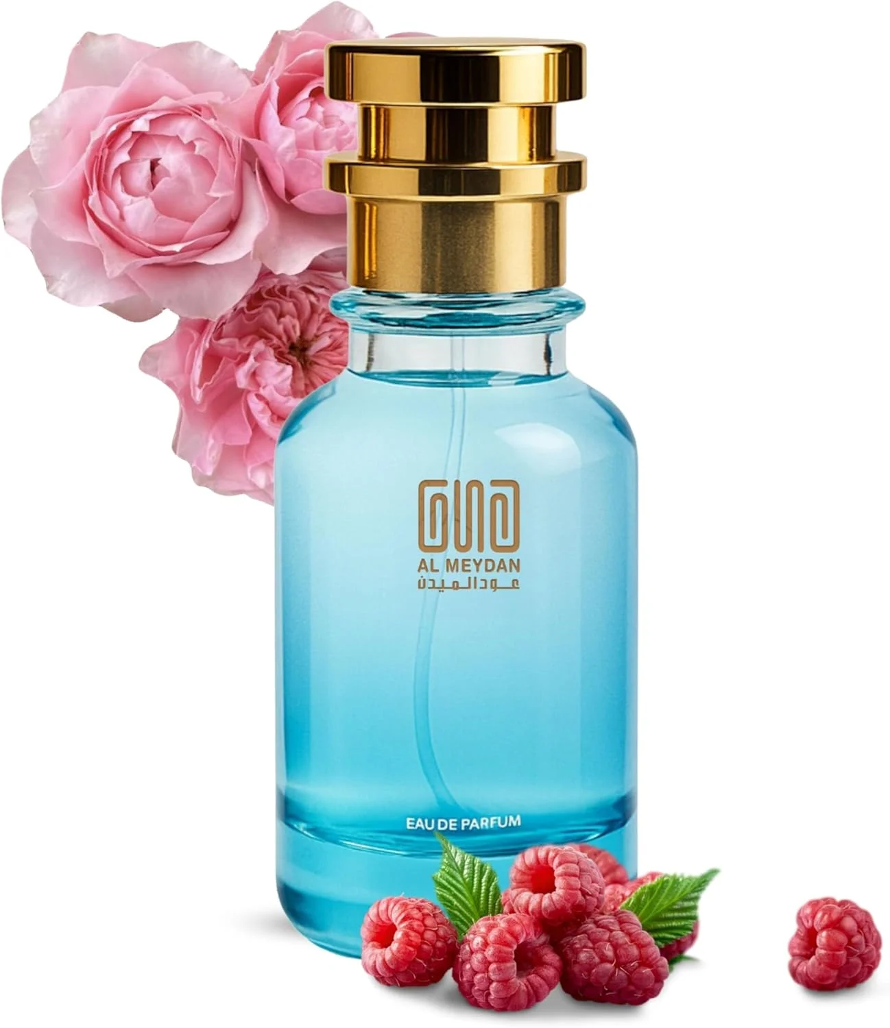 عطر روغنی عود المیدان زنانه - مشابه رایحه Because It’s U، میوه ای گلی با رایحه های تمشک، رز و وانیل - بدون الکل - ماندگاری 10 ساعته برای شب های مجلسی (100 میلی لیتر)