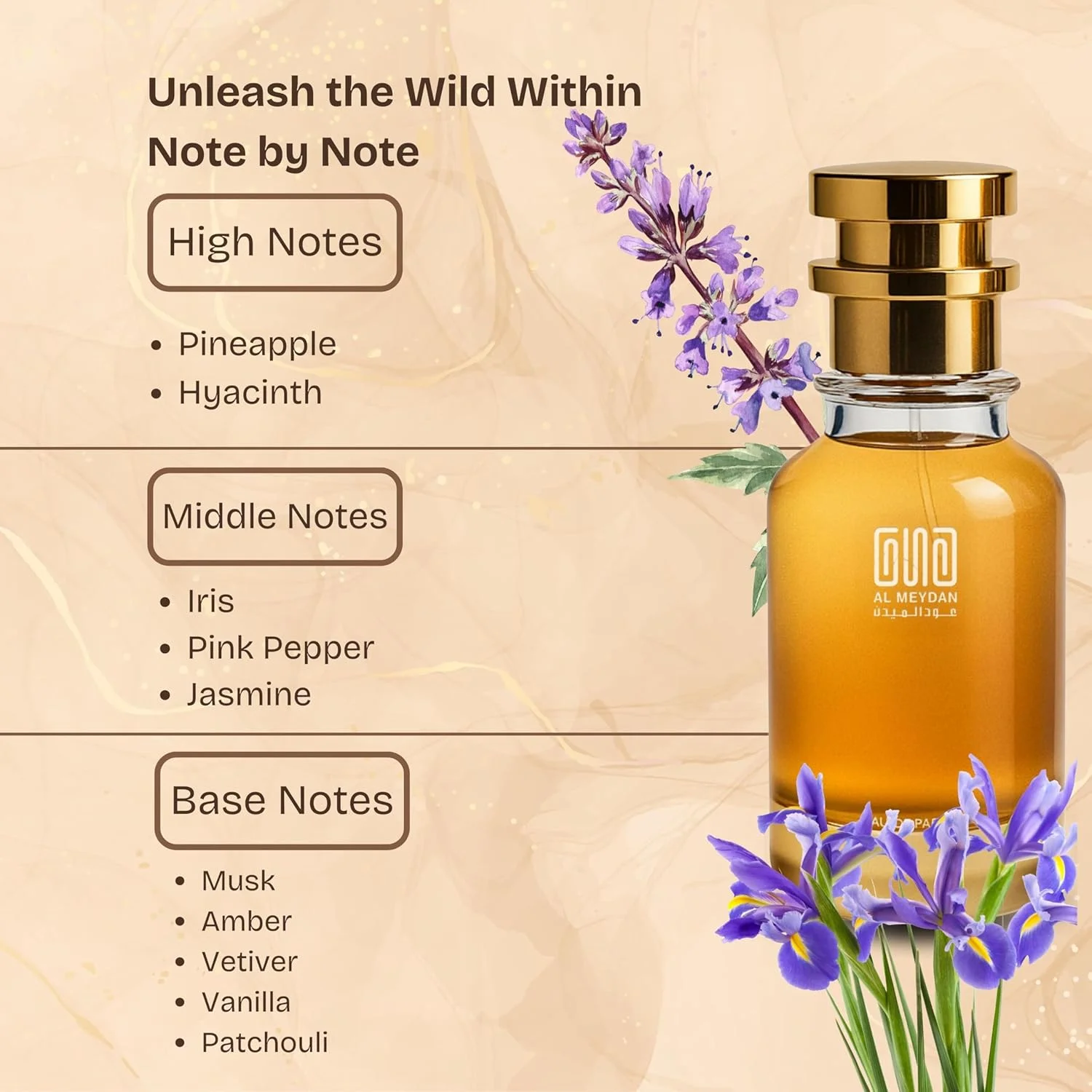 عطر روغنی عود المیدان مردانه و زنانه – مشابه عطر Accennto Xeerjoffe با رایحه میوه ای، گلی و مشک با نت های زنبق، عنبر و چوب – بدون الکل، ماندگاری 10 ساعته (100 میلی لیتر) عطر روغنی عود المیدان مردانه و زنانه – مشابه عطر Accennto Xeerjoffe با رایحه میوه ای، گلی و مشک با نت های زنبق، عنبر و چوب – بدون الکل، ماندگاری 10 ساعته (100 میلی لیتر)