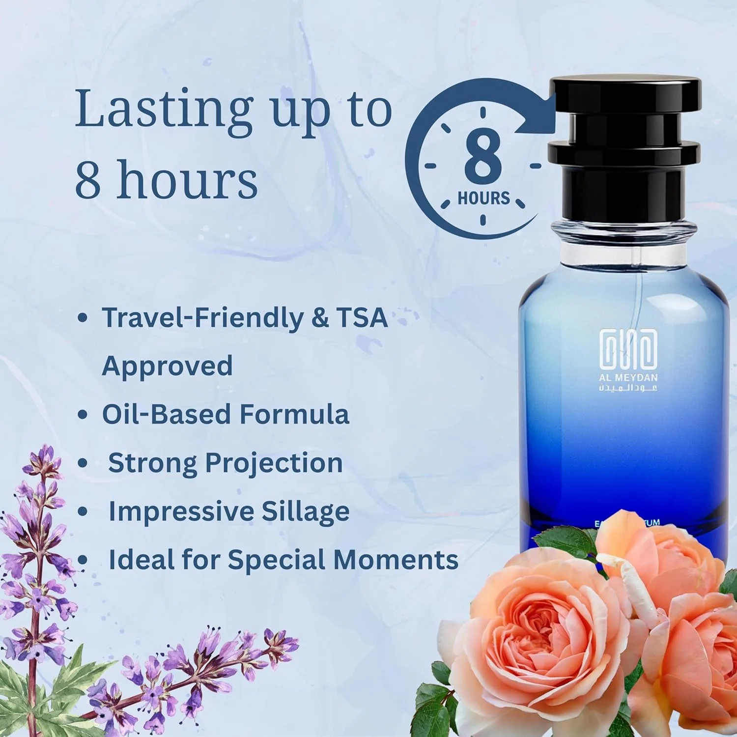 عطر روغنی عود المیدان زنانه - الهام گرفته از See Fyooree Georgio Armanie، رایحه شیپر گلی ظریف با وانیل، رز و انگور فرنگی سیاه، ماندگاری 6-8 ساعته، بدون الکل (80 میلی لیتر) عطر روغنی عود المیدان زنانه - الهام گرفته از See Fyooree Georgio Armanie، رایحه شیپر گلی ظریف با وانیل، رز و انگور فرنگی سیاه، ماندگاری 6-8 ساعته، بدون الکل (80 میلی لیتر)