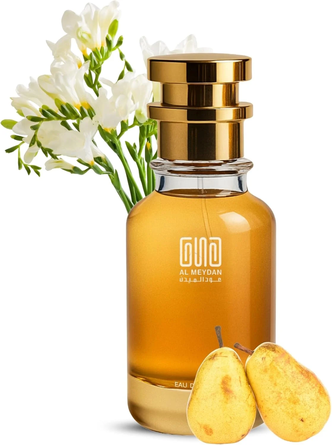 عطر روغنی عود المیدان زنانه – الهام گرفته از جو مالون انگلیش پیر اند فرزیا – رایحه گلی میوه ای ماندگار با گلابی، رز و عنبر – عطر روزانه تازه و ظریف (80 میلی لیتر)