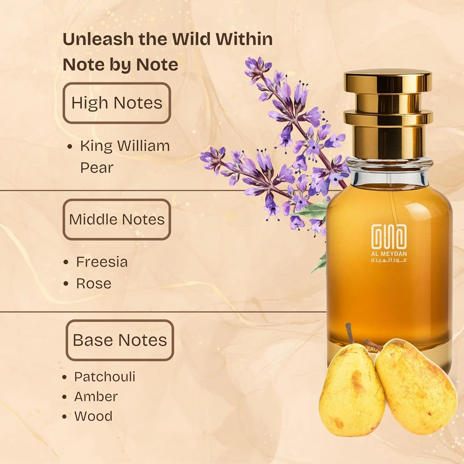 عطر روغنی عود المیدان زنانه – الهام گرفته از جو مالون انگلیش پیر اند فرزیا – رایحه گلی میوه ای ماندگار با گلابی، رز و عنبر – عطر روزانه تازه و ظریف (80 میلی لیتر) عطر روغنی عود المیدان زنانه – الهام گرفته از جو مالون انگلیش پیر اند فرزیا – رایحه گلی میوه ای ماندگار با گلابی، رز و عنبر – عطر روزانه تازه و ظریف (80 میلی لیتر)