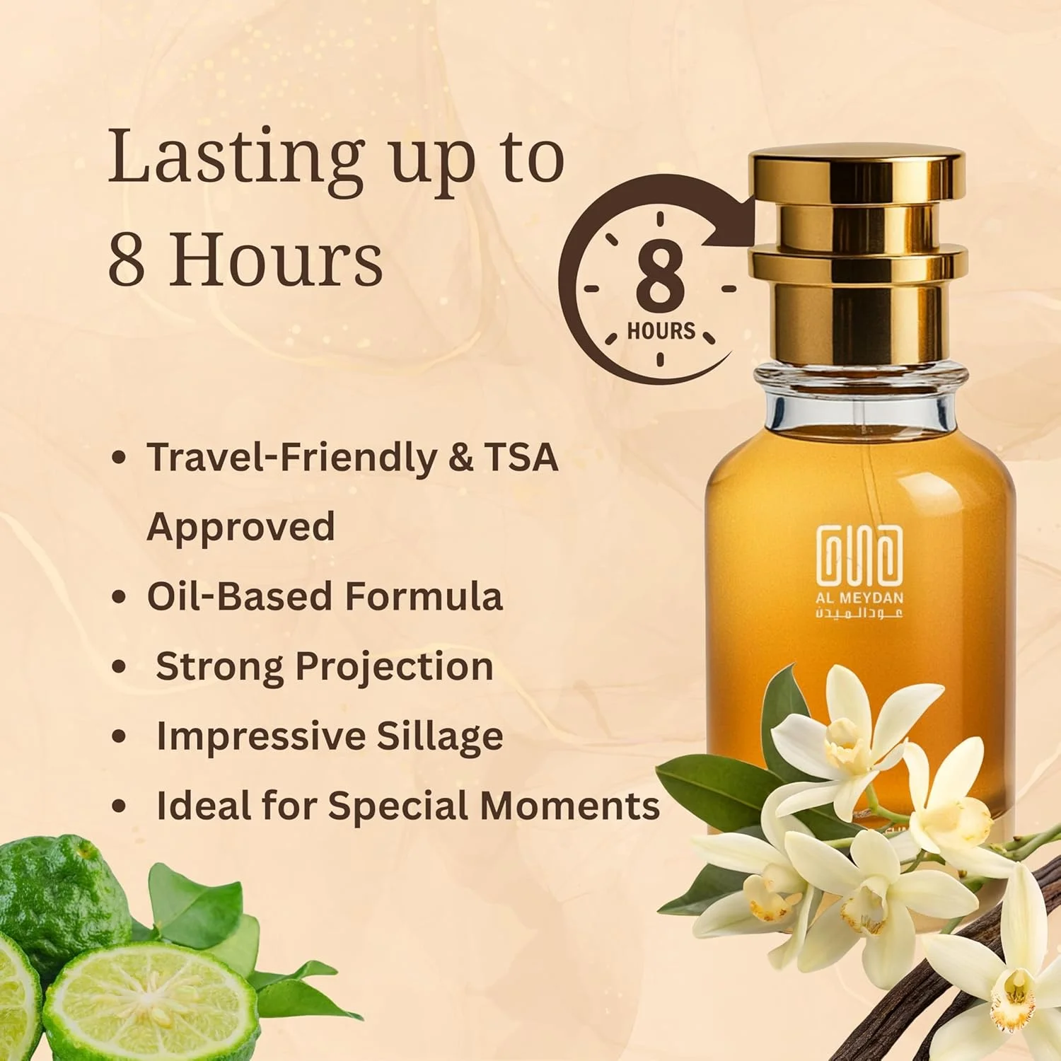 عطر روغنی عود المیدان مردانه و زنانه – الهام گرفته از سوسپیرو اِربا پورا، میوه ای شرقی با رایحه پرتقال، ترنج و وانیل – بدون الکل – ماندگاری 10-12 ساعته (50 میلی لیتر) عطر روغنی عود المیدان مردانه و زنانه – الهام گرفته از سوسپیرو اِربا پورا، میوه ای شرقی با رایحه پرتقال، ترنج و وانیل – بدون الکل – ماندگاری 10-12 ساعته (50 میلی لیتر)