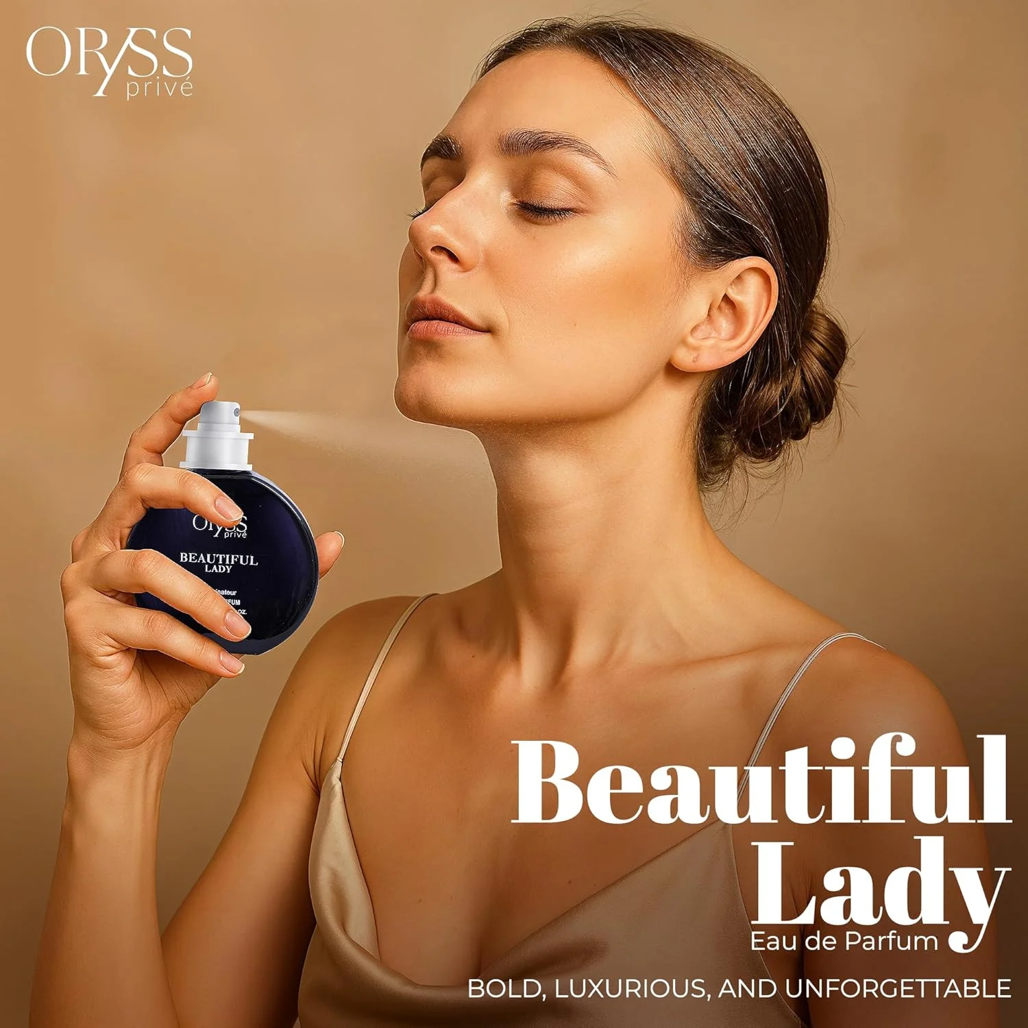 ادکلن زنانه ORYSS prive Beautiful Lady Eau de Parfum | عطر مصرف روزانه | رایحه گلی شیرین با نت های تمشک، یاس، عسل و نعناع هندی | 100 میلی لیتر ادکلن زنانه ORYSS prive Beautiful Lady Eau de Parfum | عطر مصرف روزانه | رایحه گلی شیرین با نت های تمشک، یاس، عسل و نعناع هندی | 100 میلی لیتر